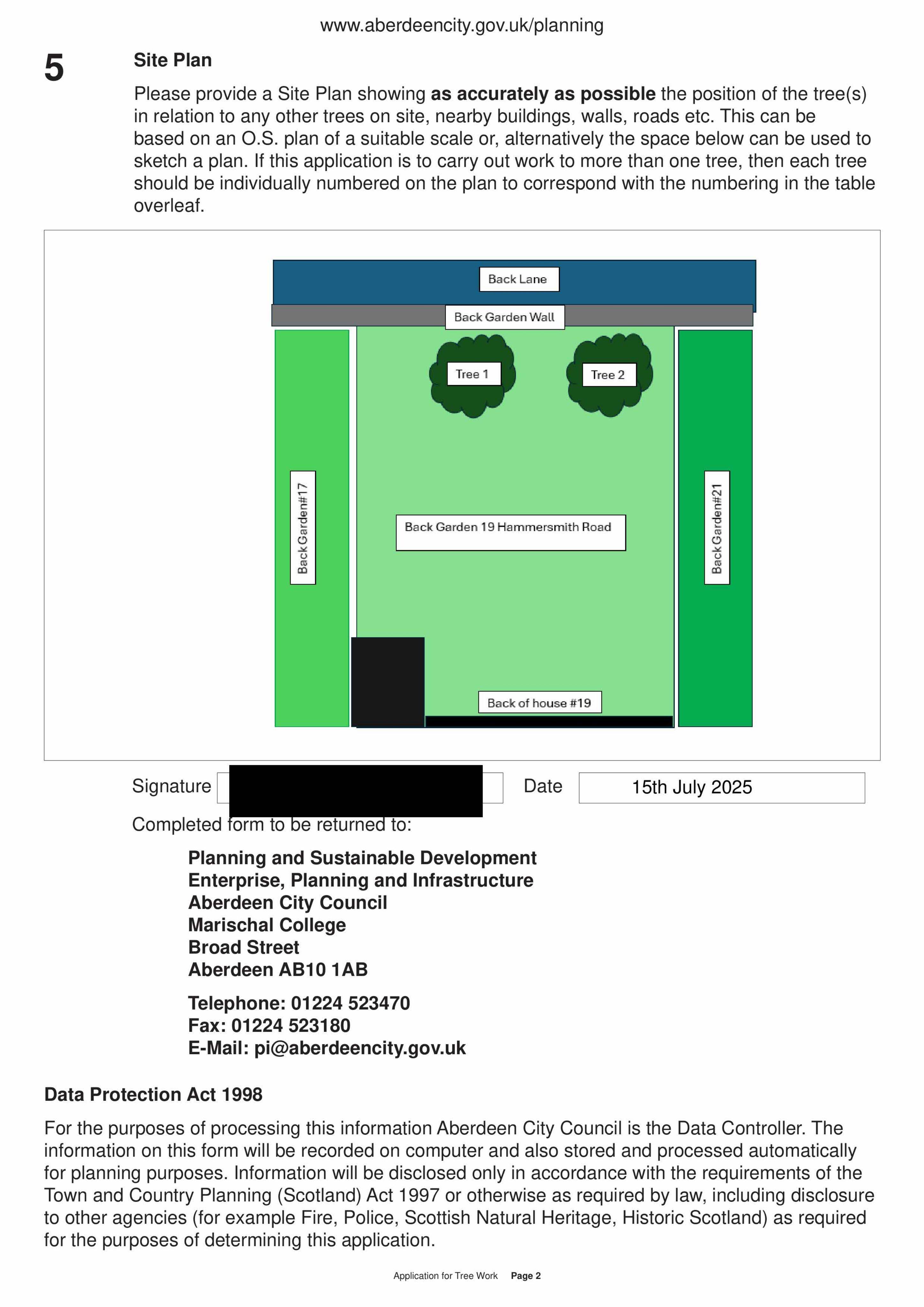 Planning document