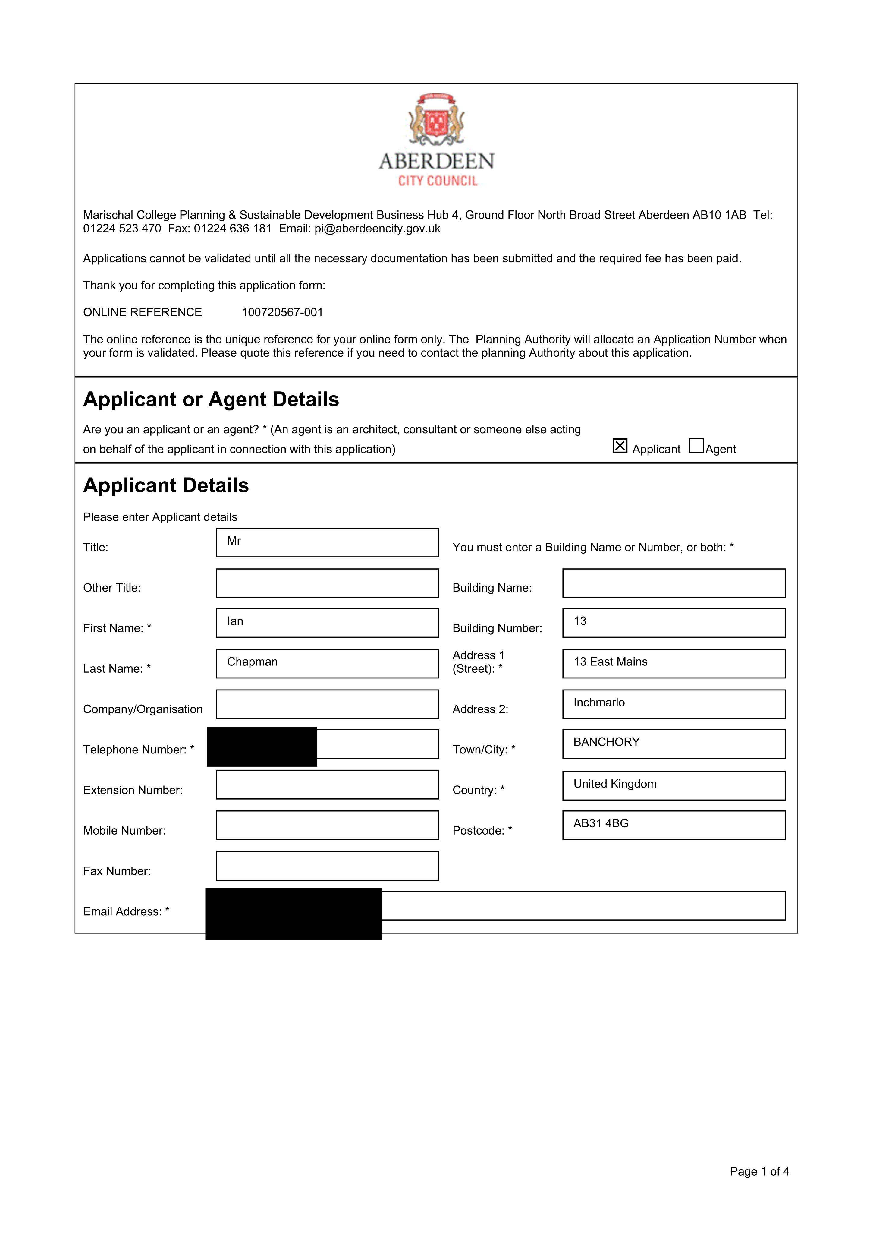 Planning document