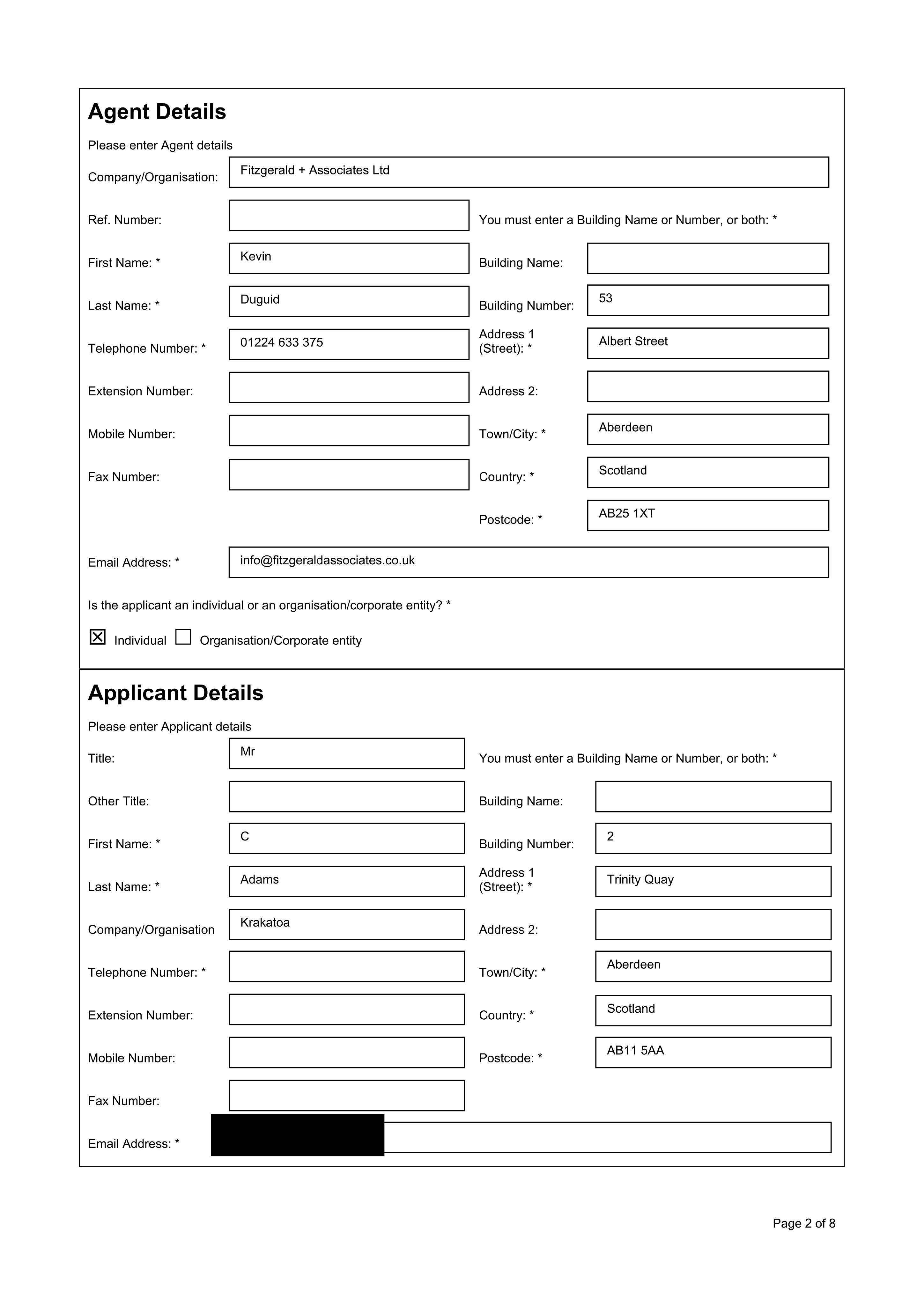 Planning document