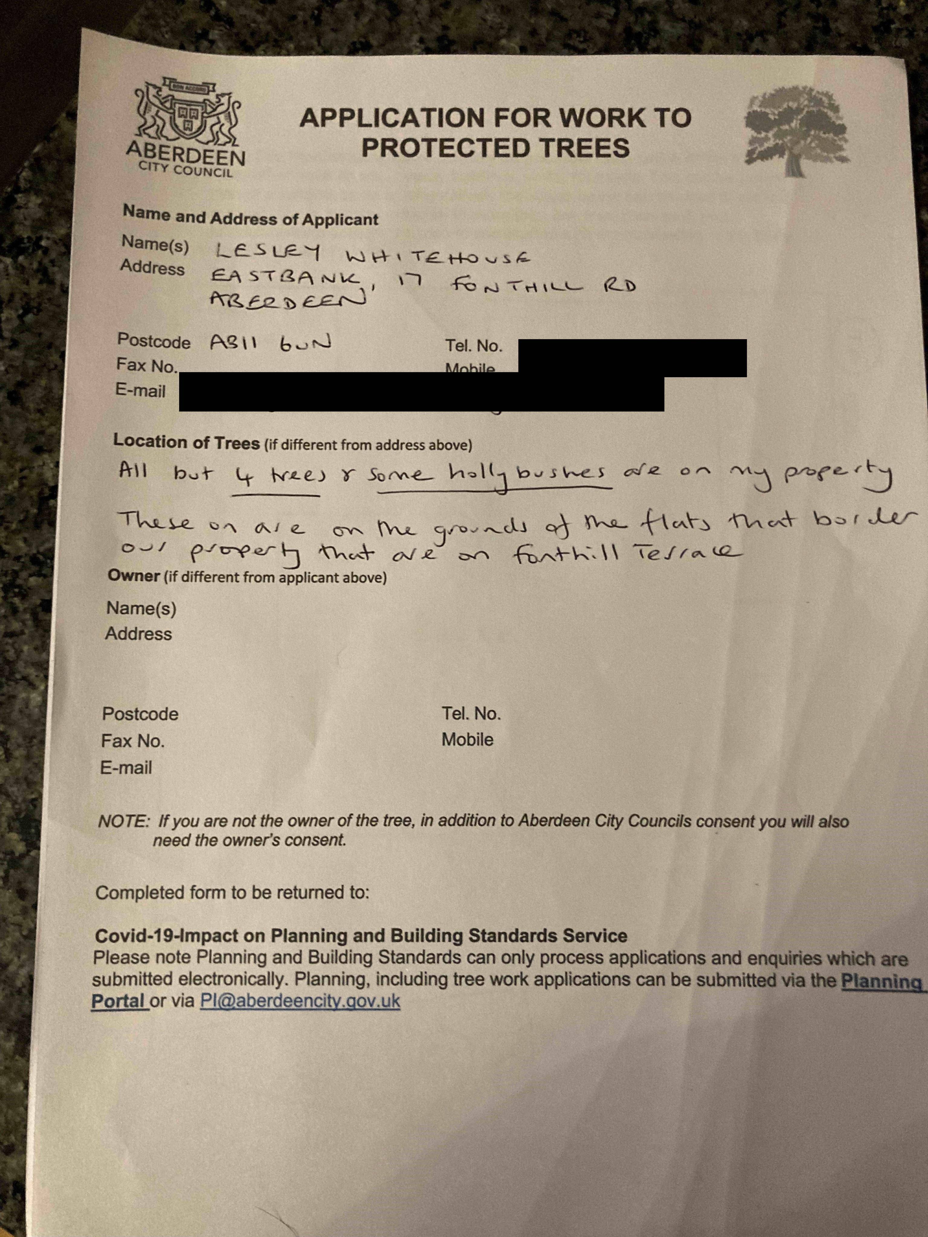 Planning document