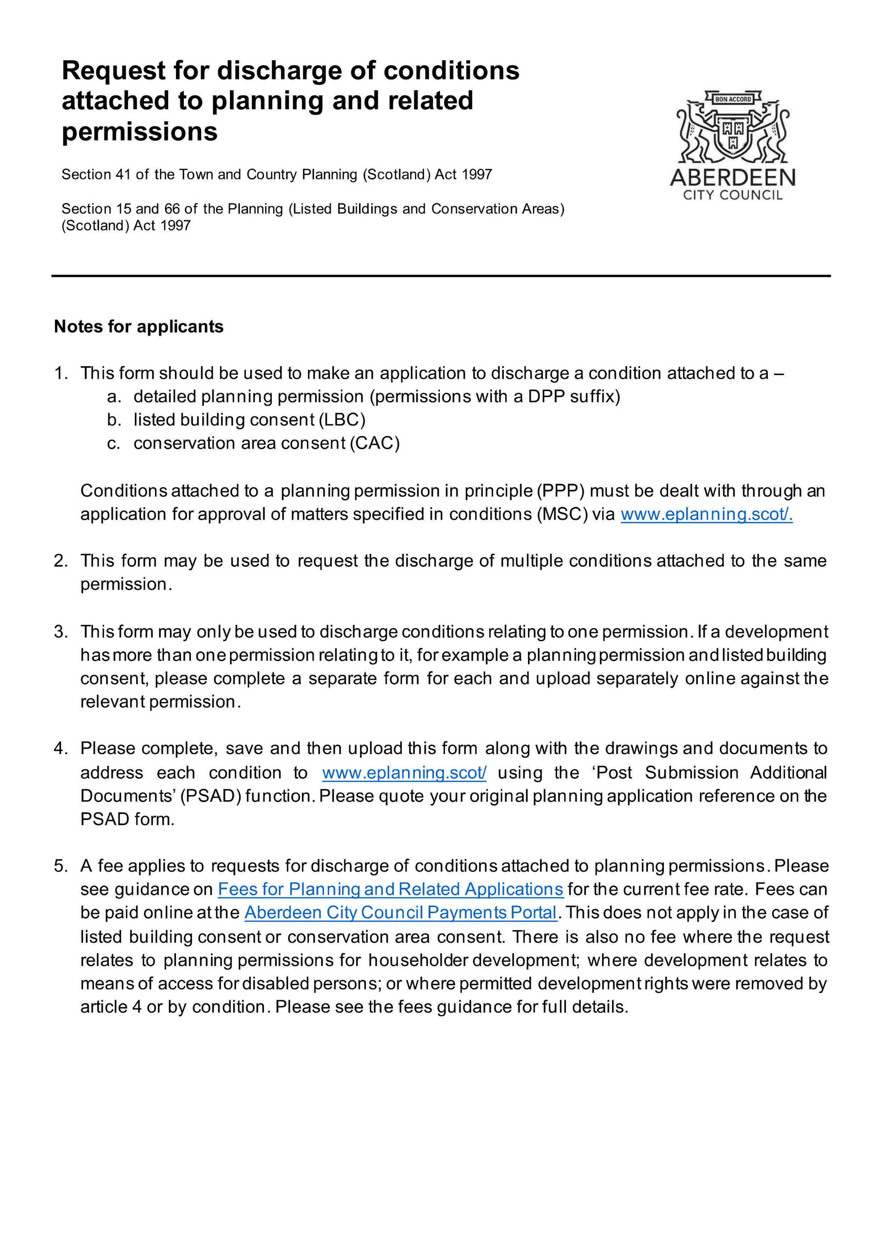 Planning document