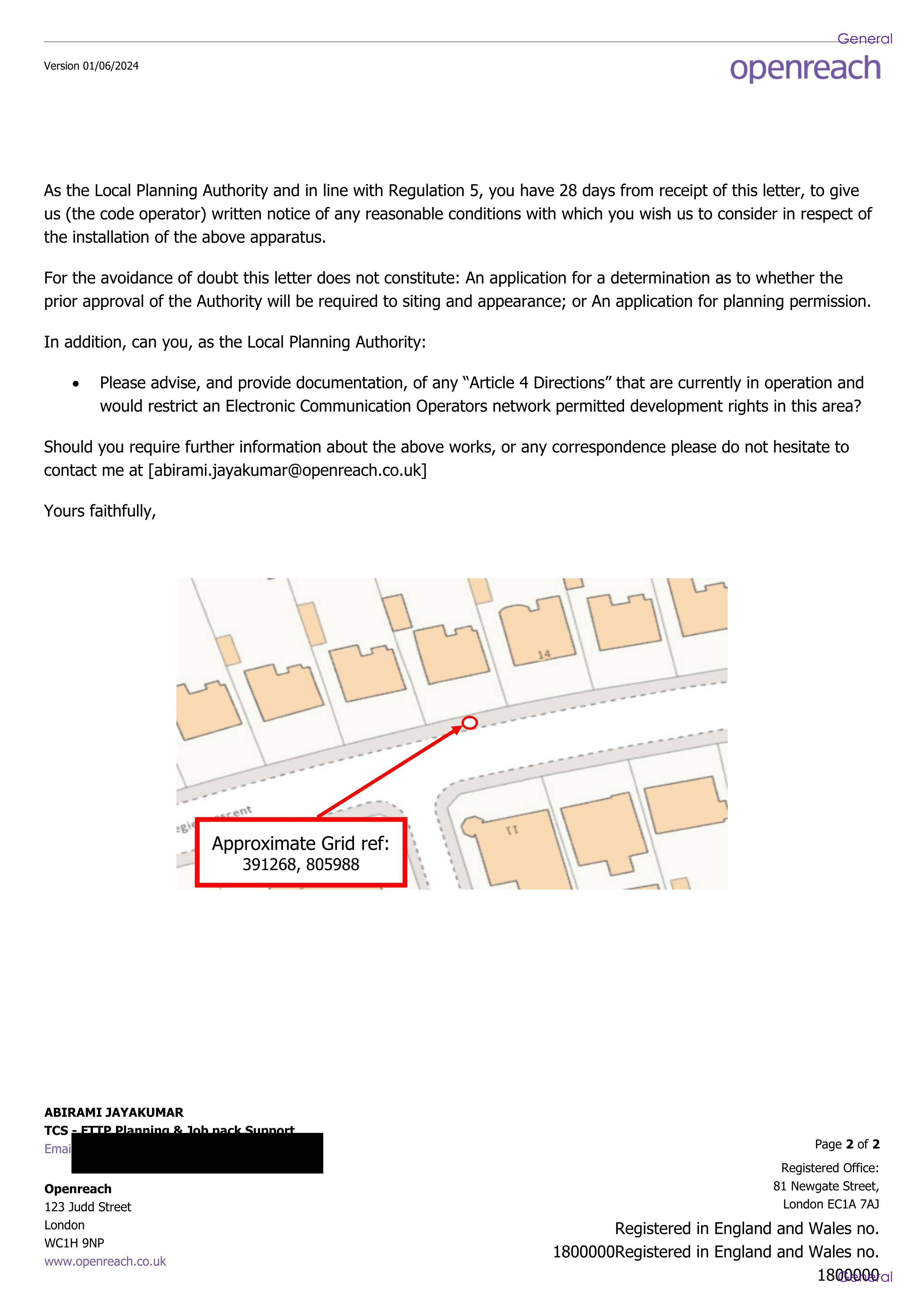 Planning document