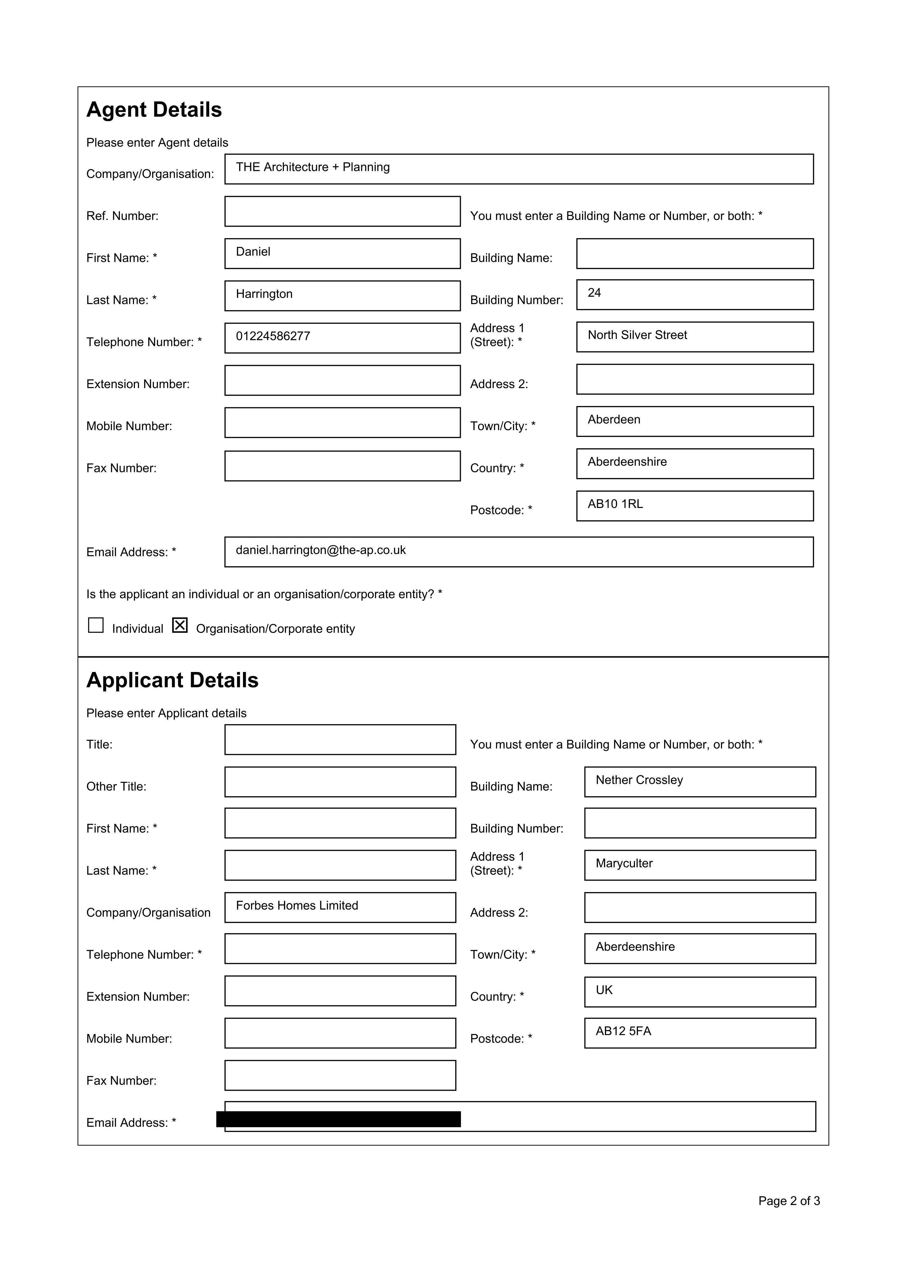 Planning document