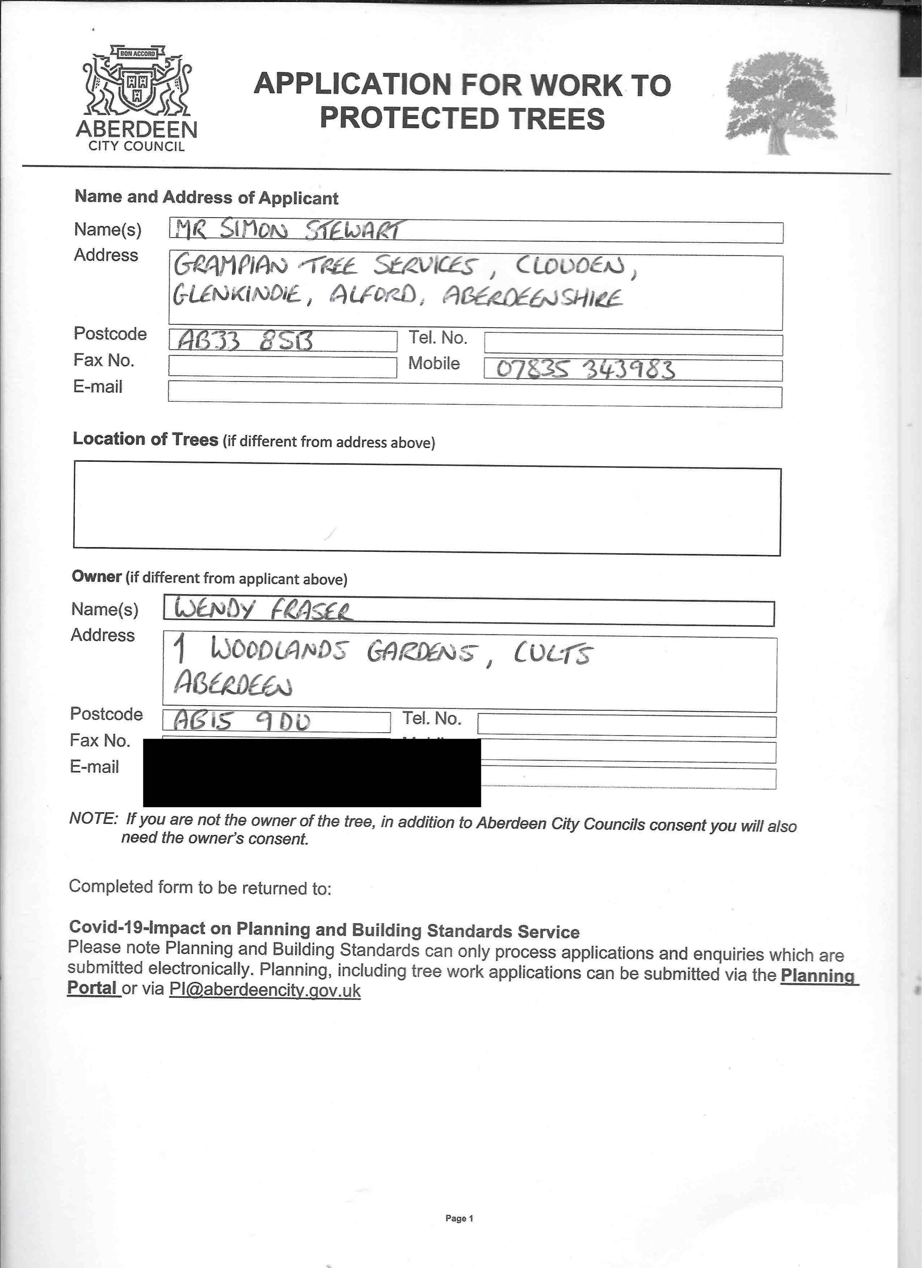 Planning document