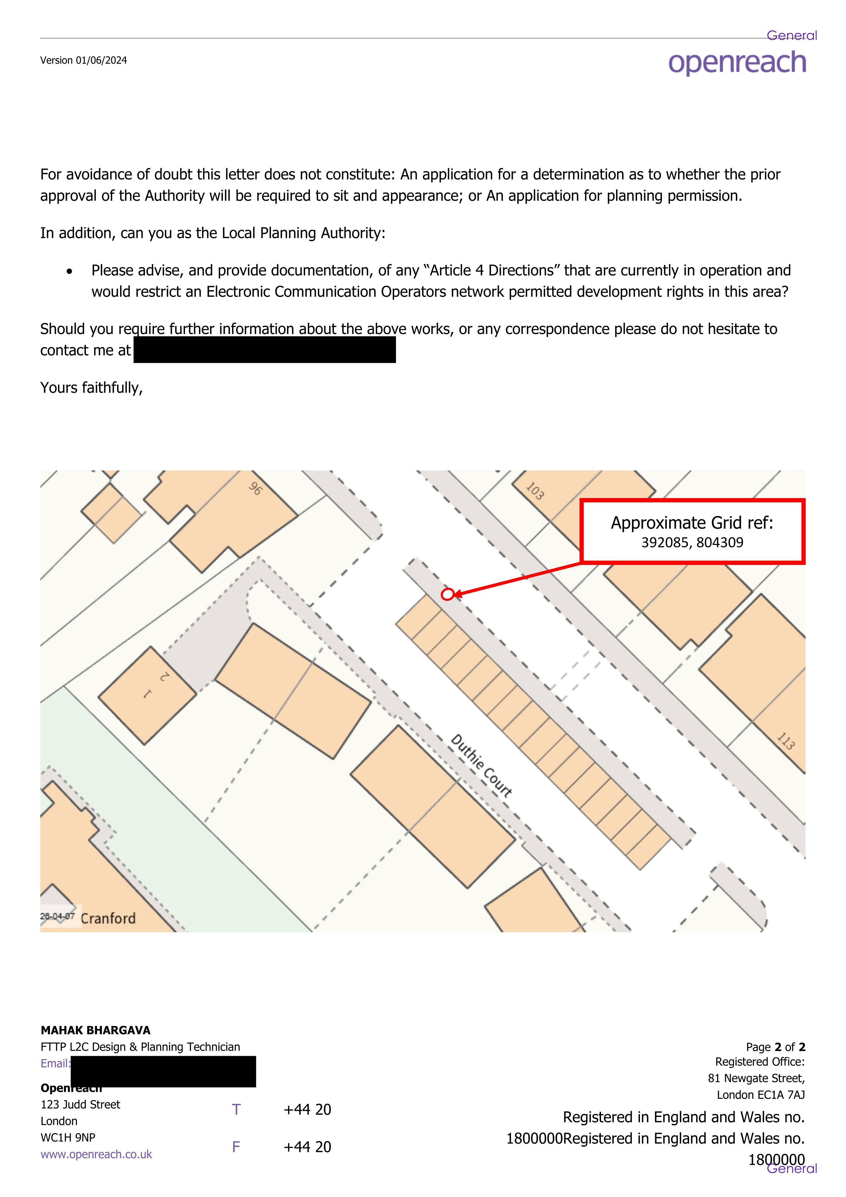 Planning document