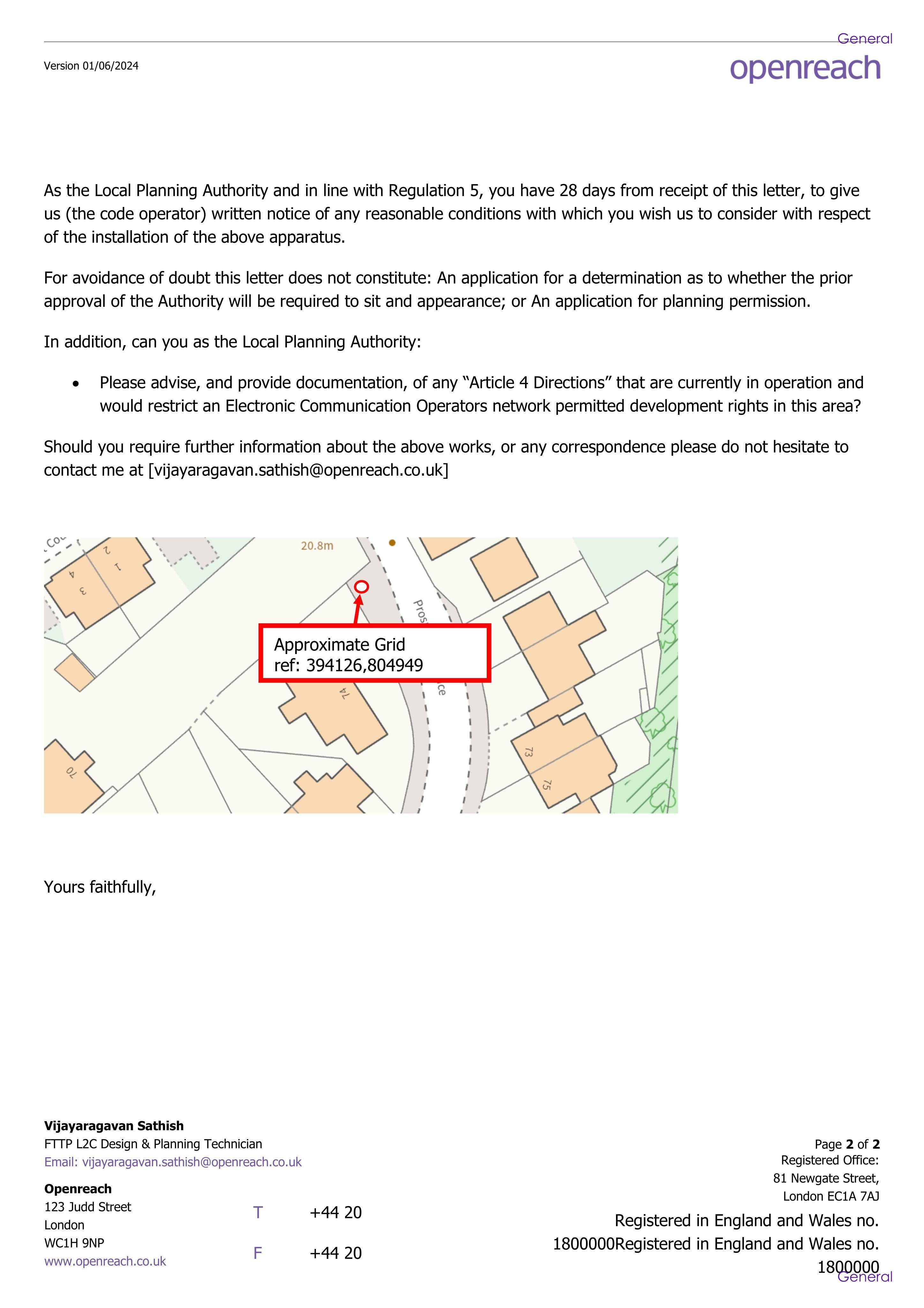 Planning document