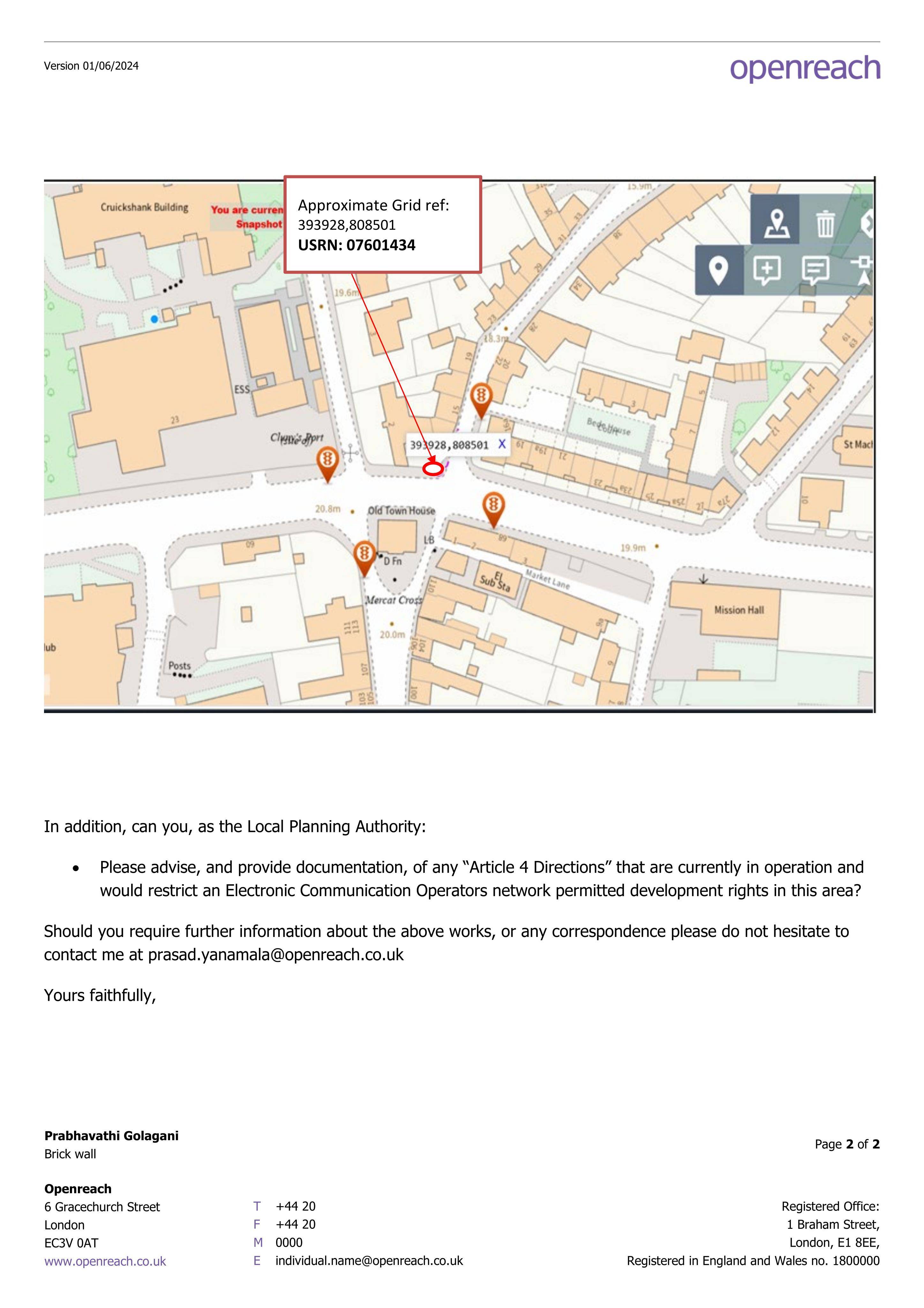 Planning document