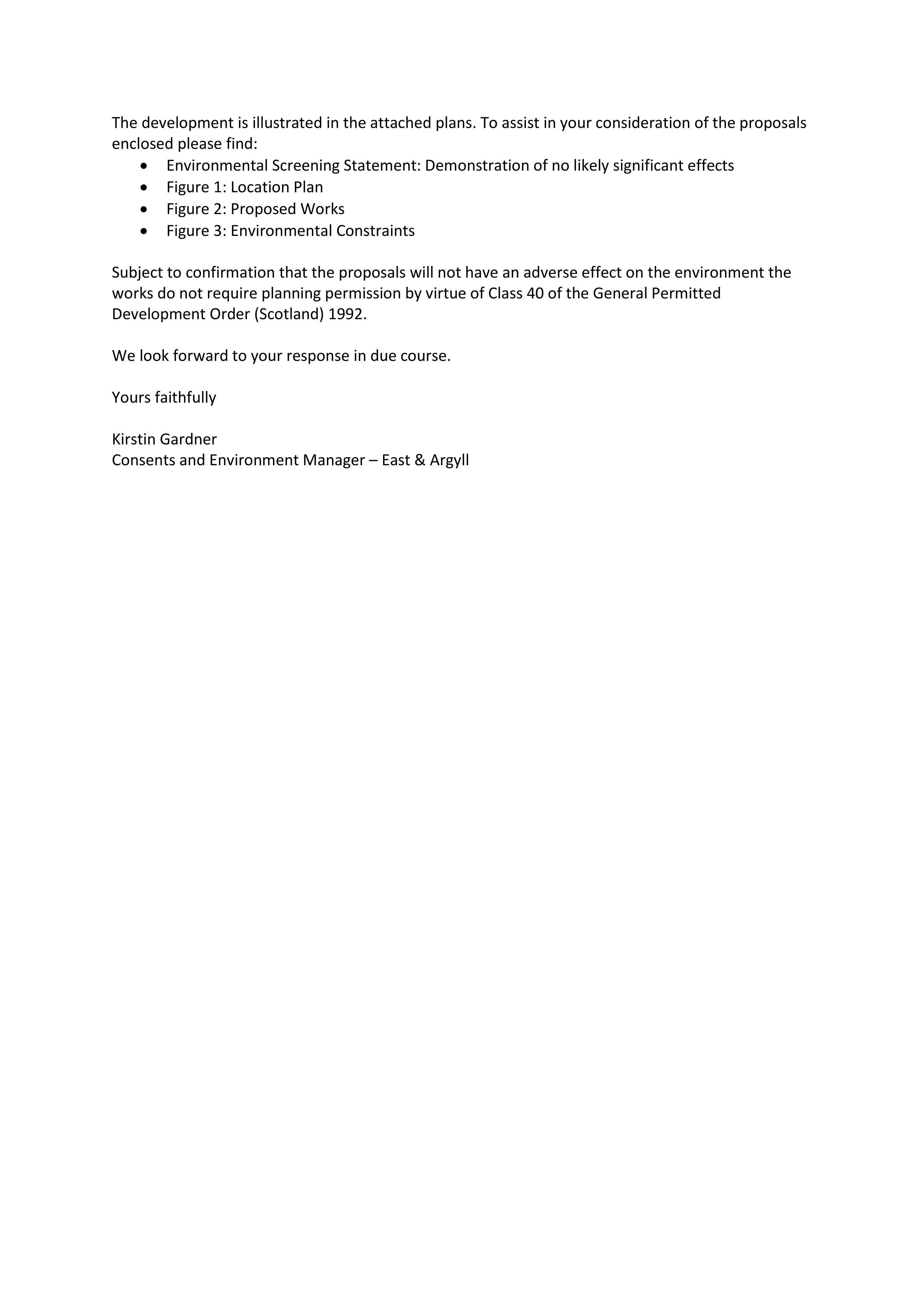 Planning document
