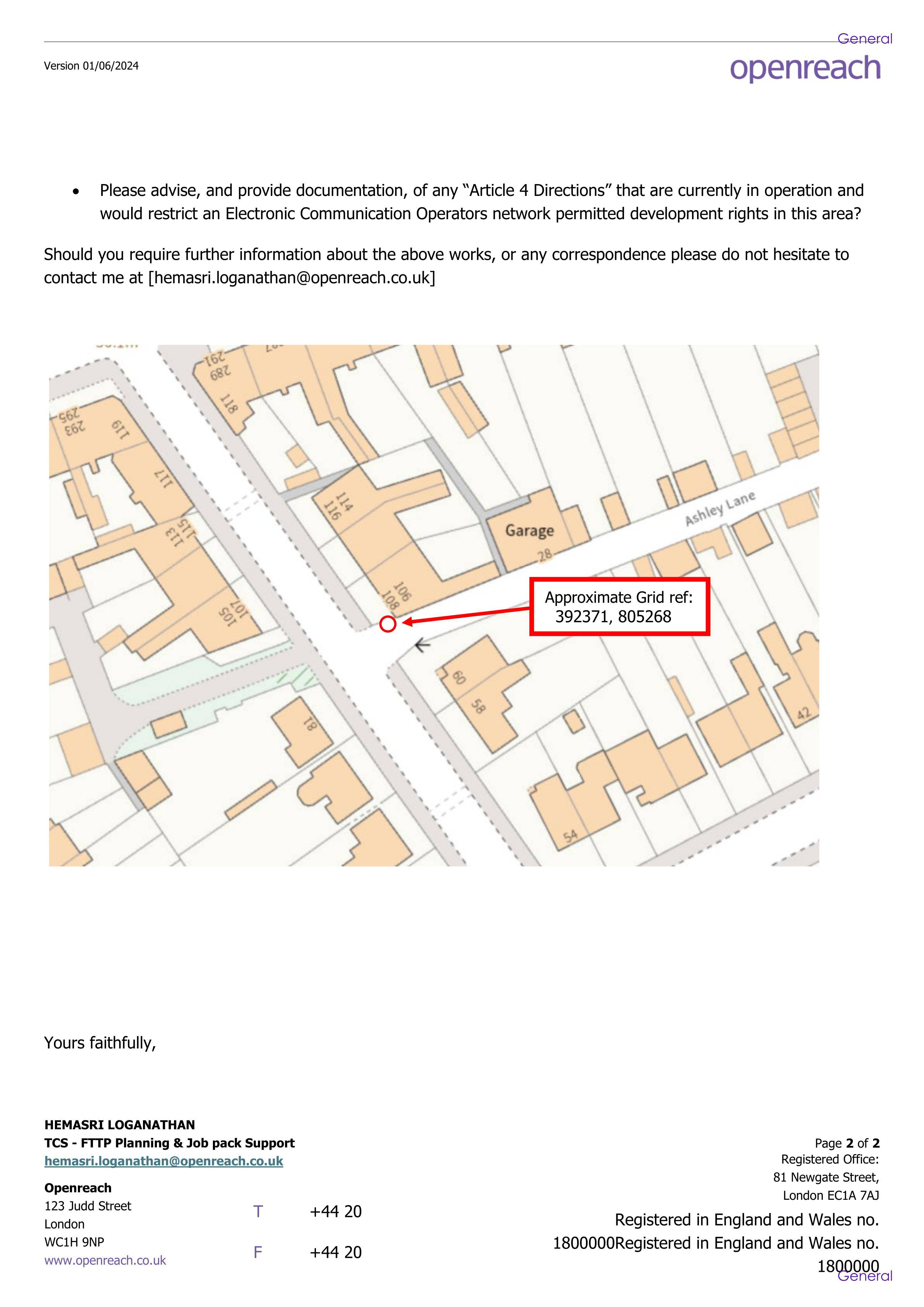 Planning document