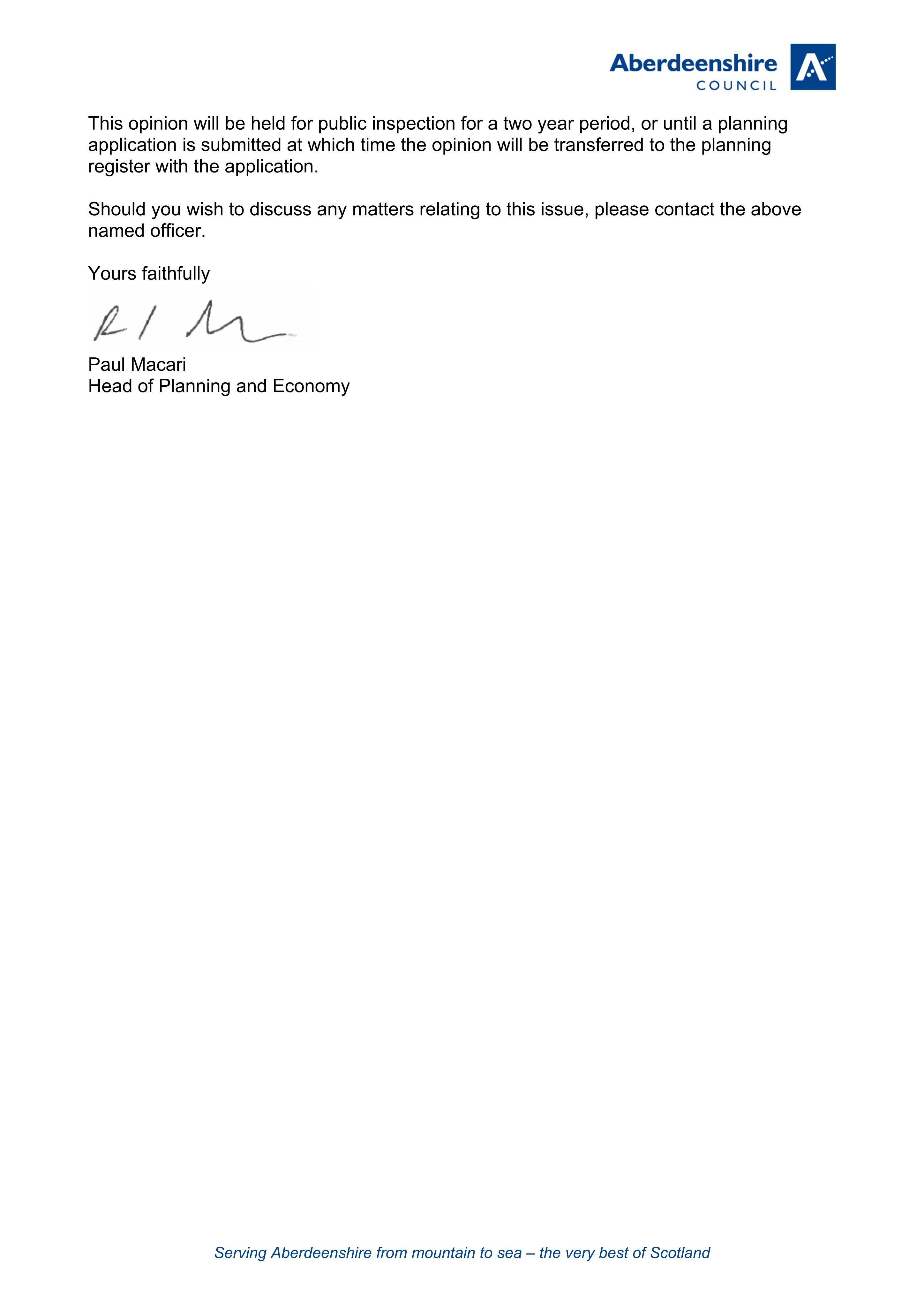 Planning document