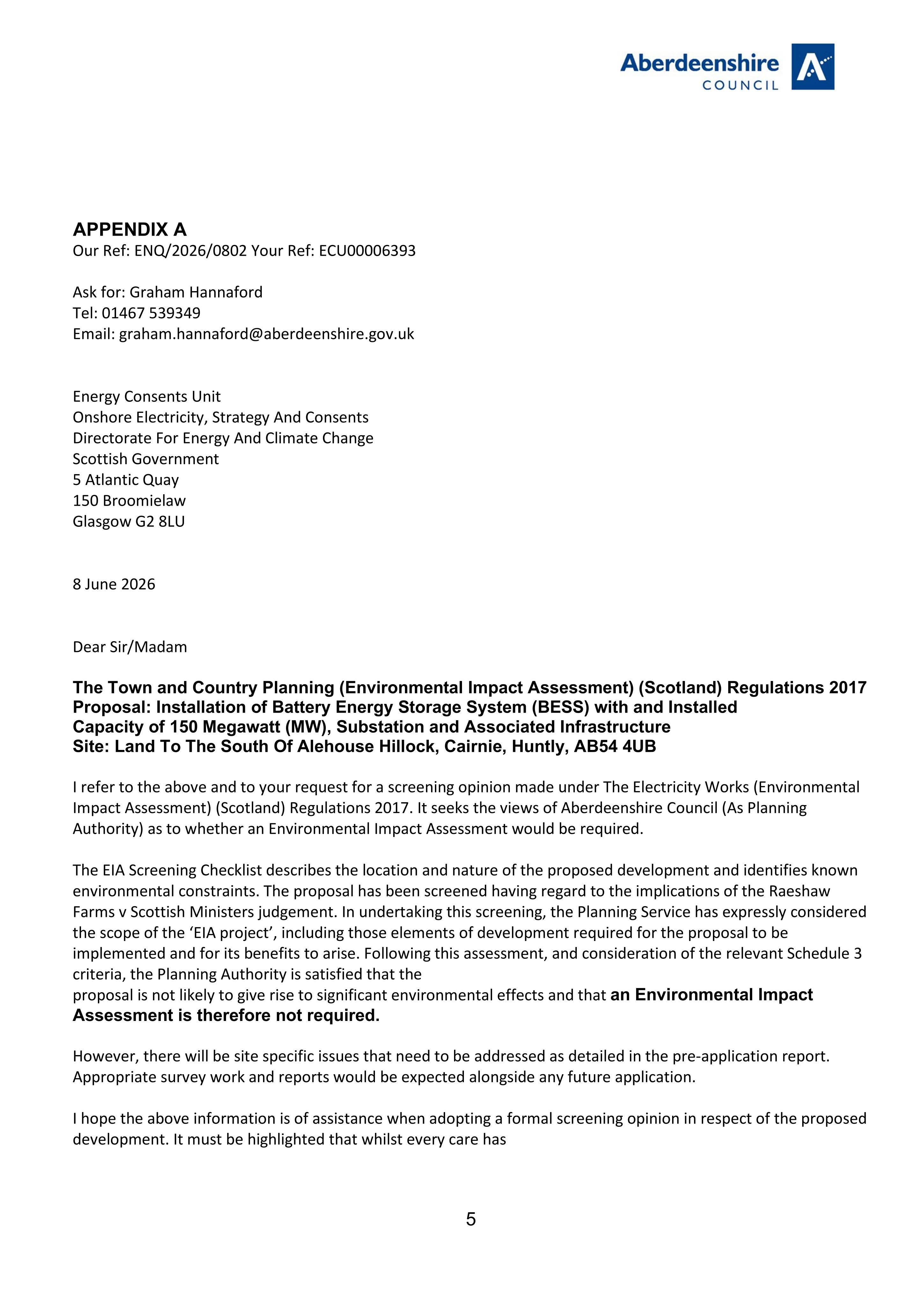 Planning document