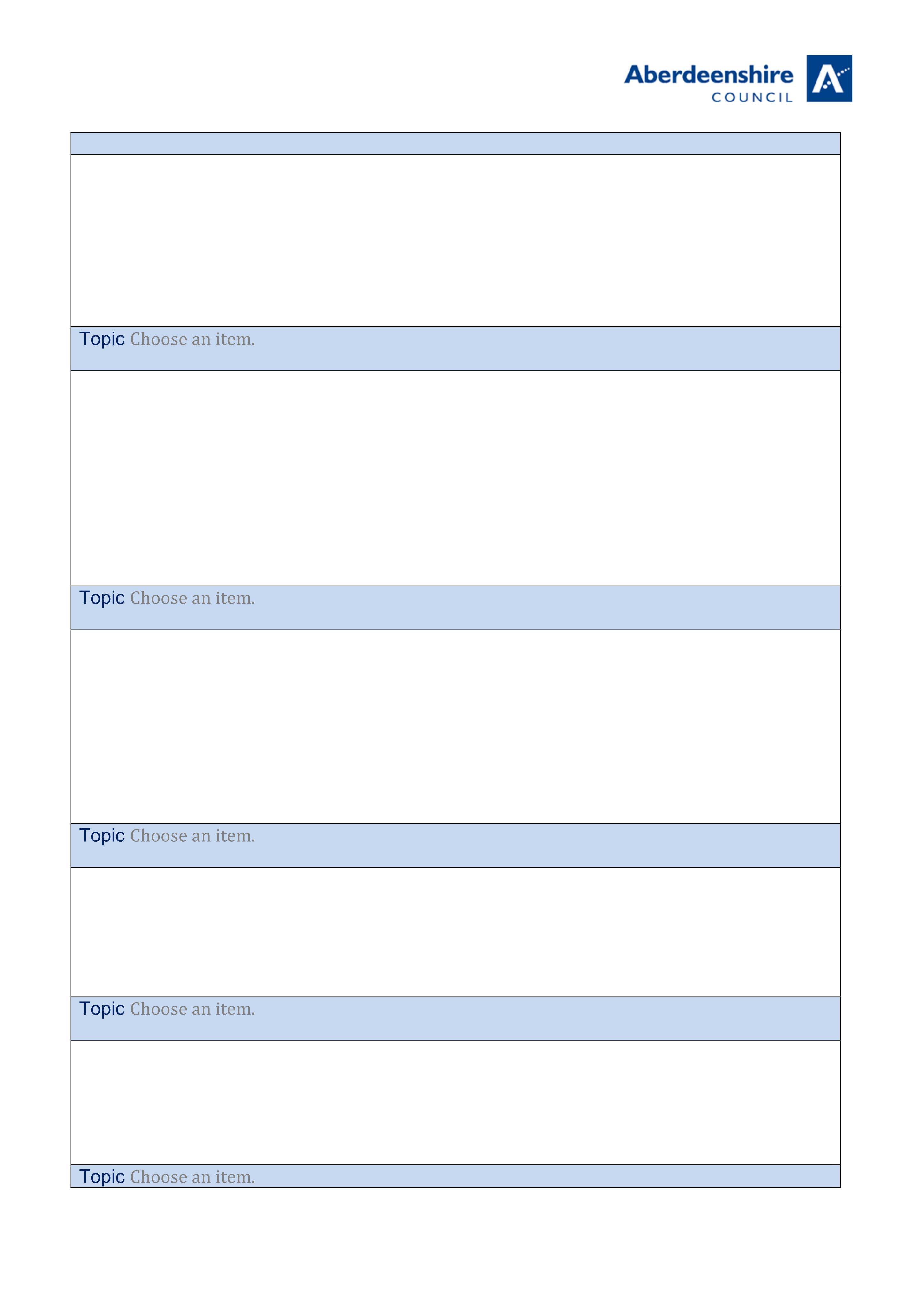Planning document