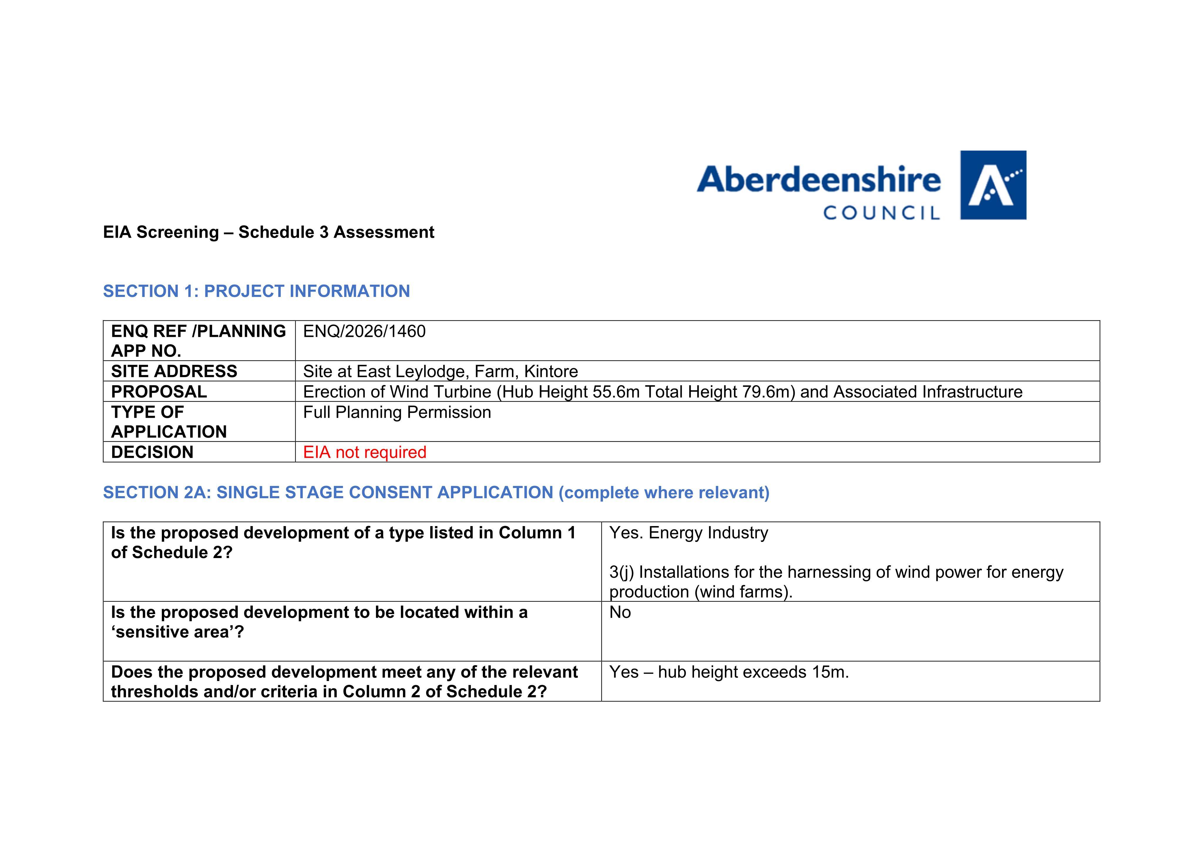 Planning document