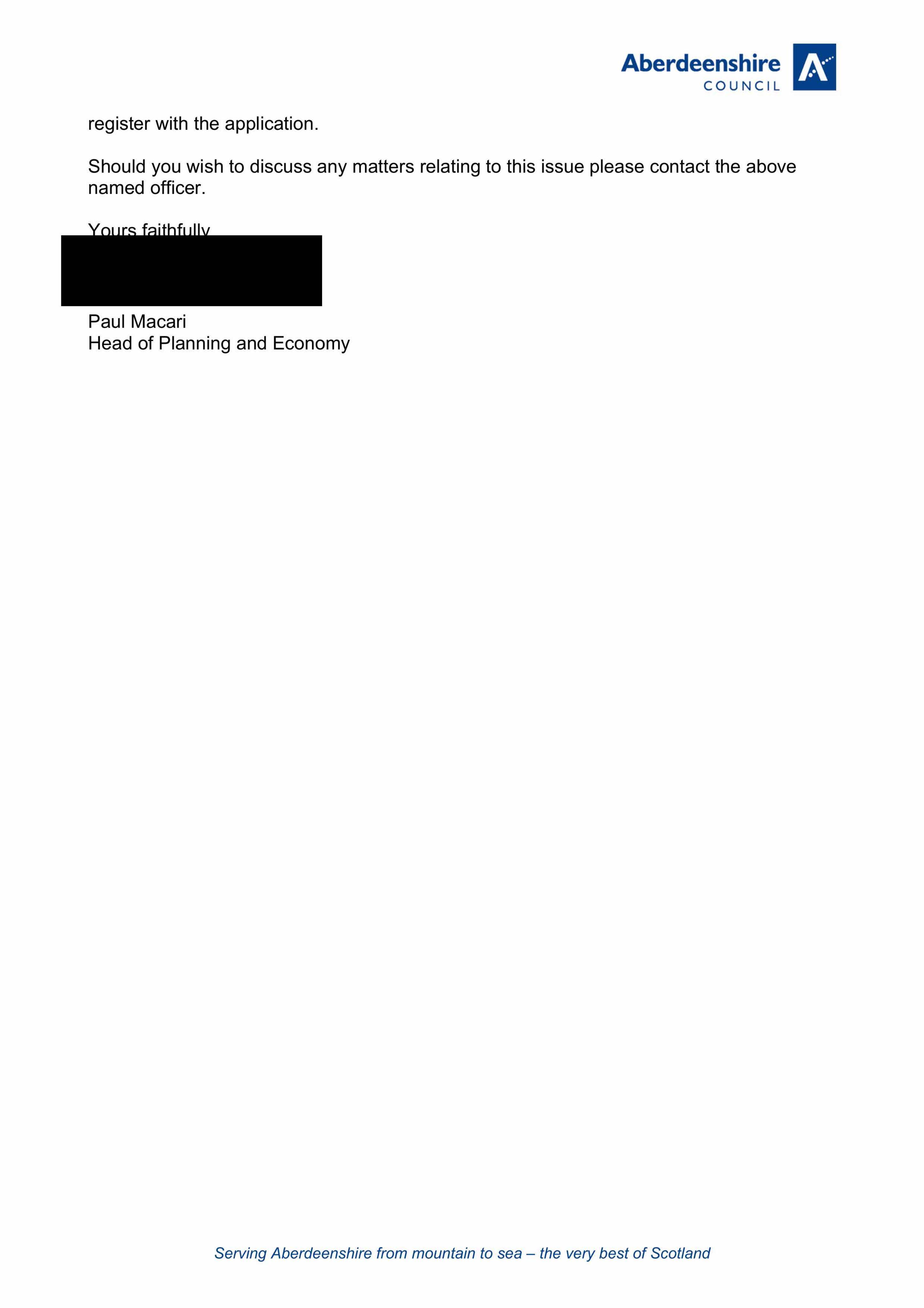 Planning document