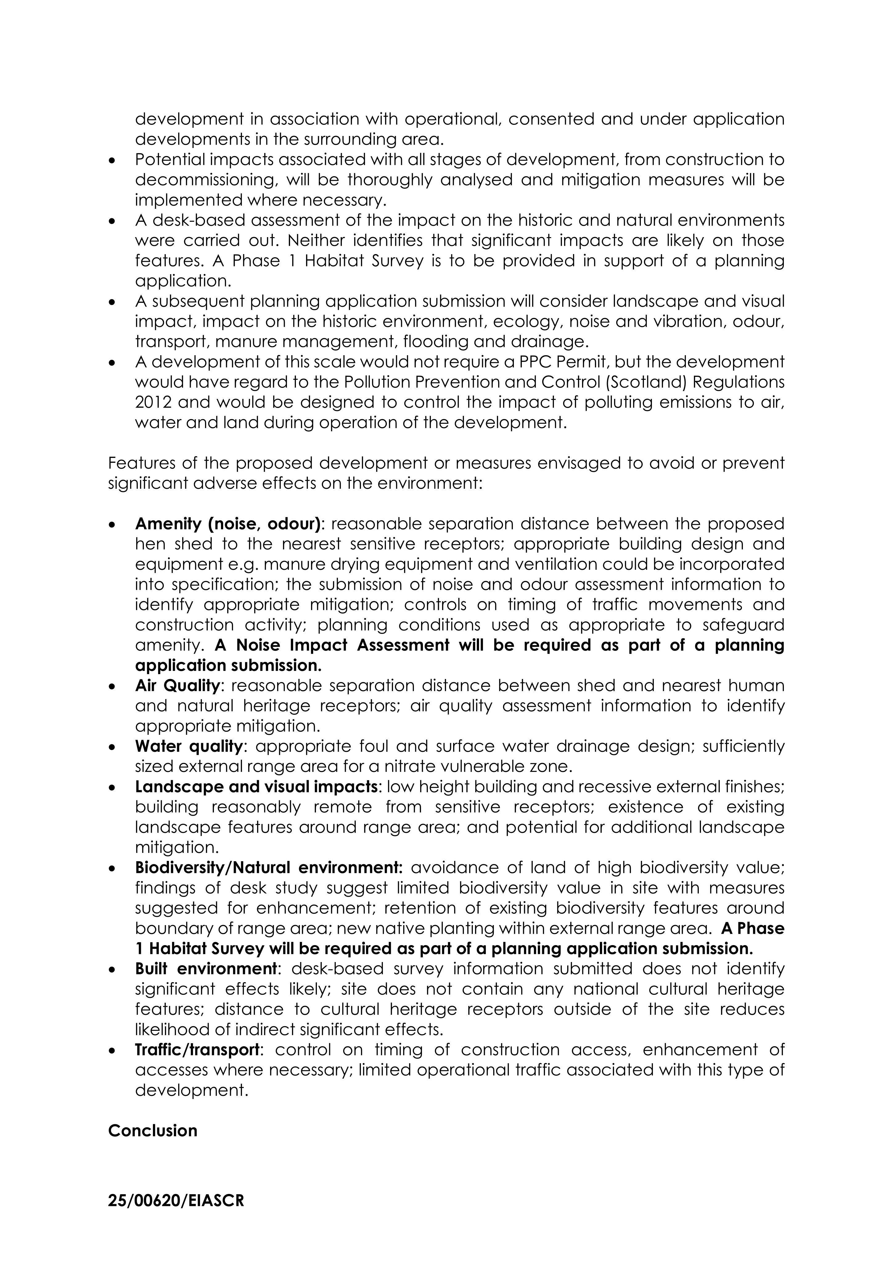 Planning document