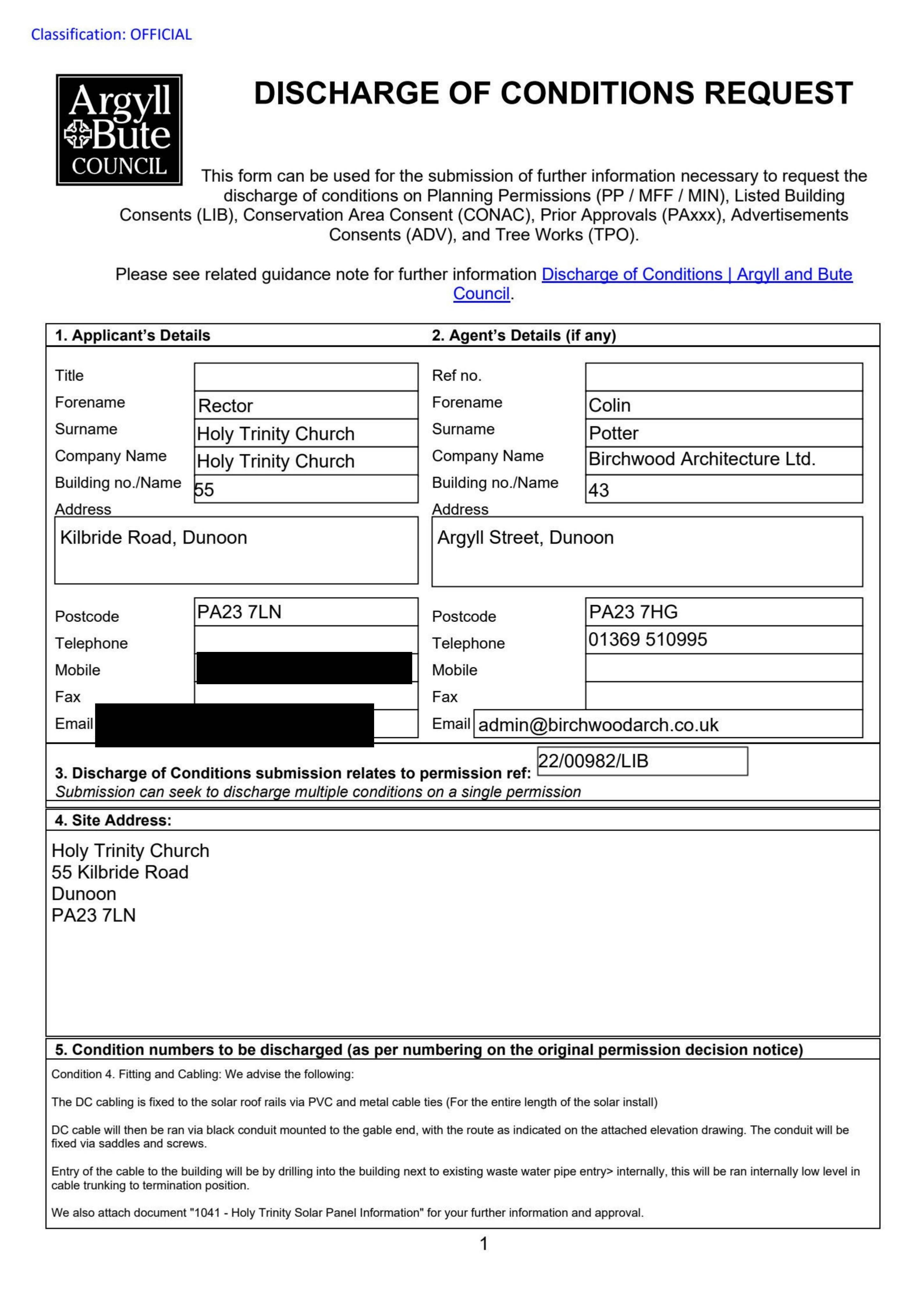 Planning document