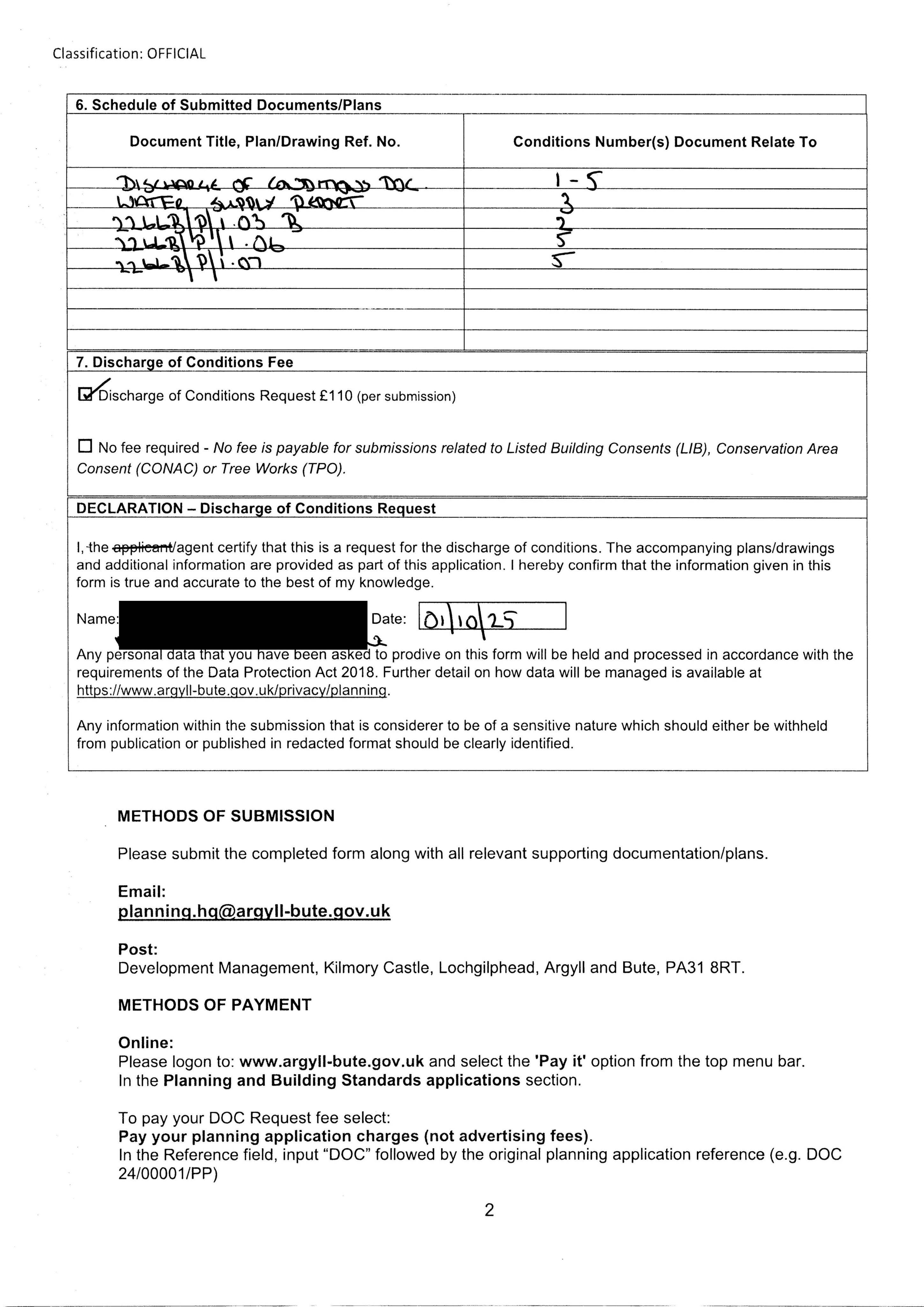 Planning document