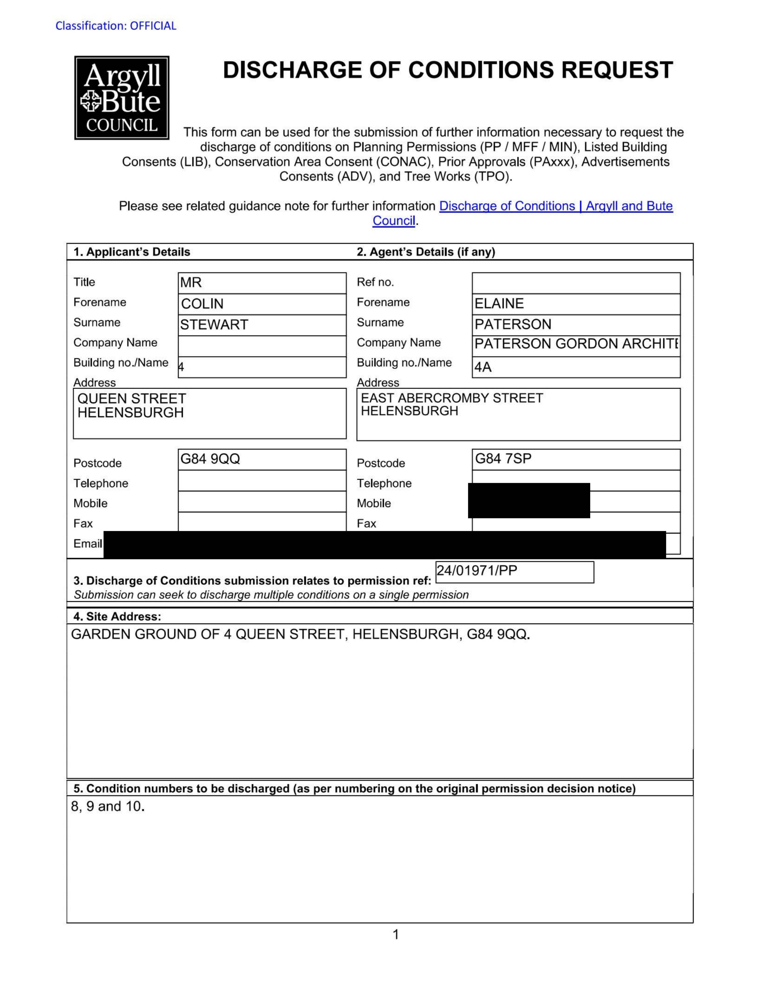 Planning document