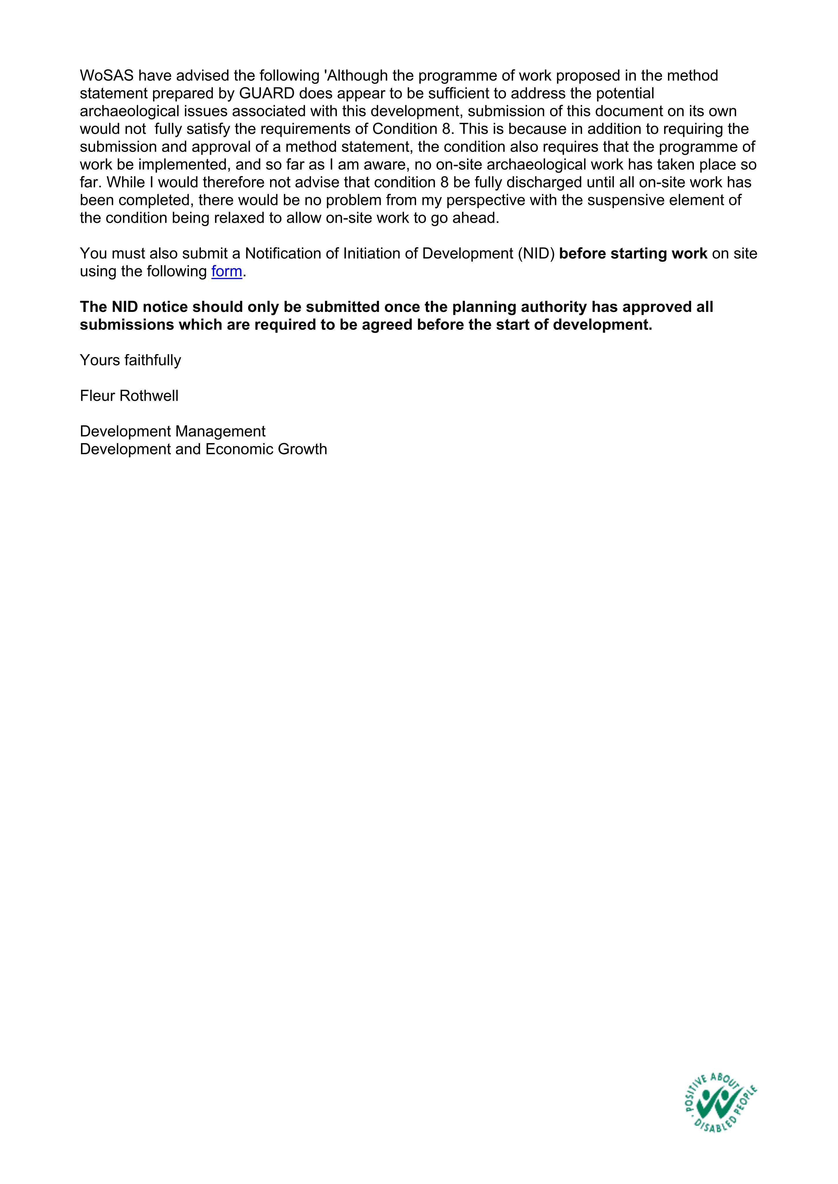Planning document
