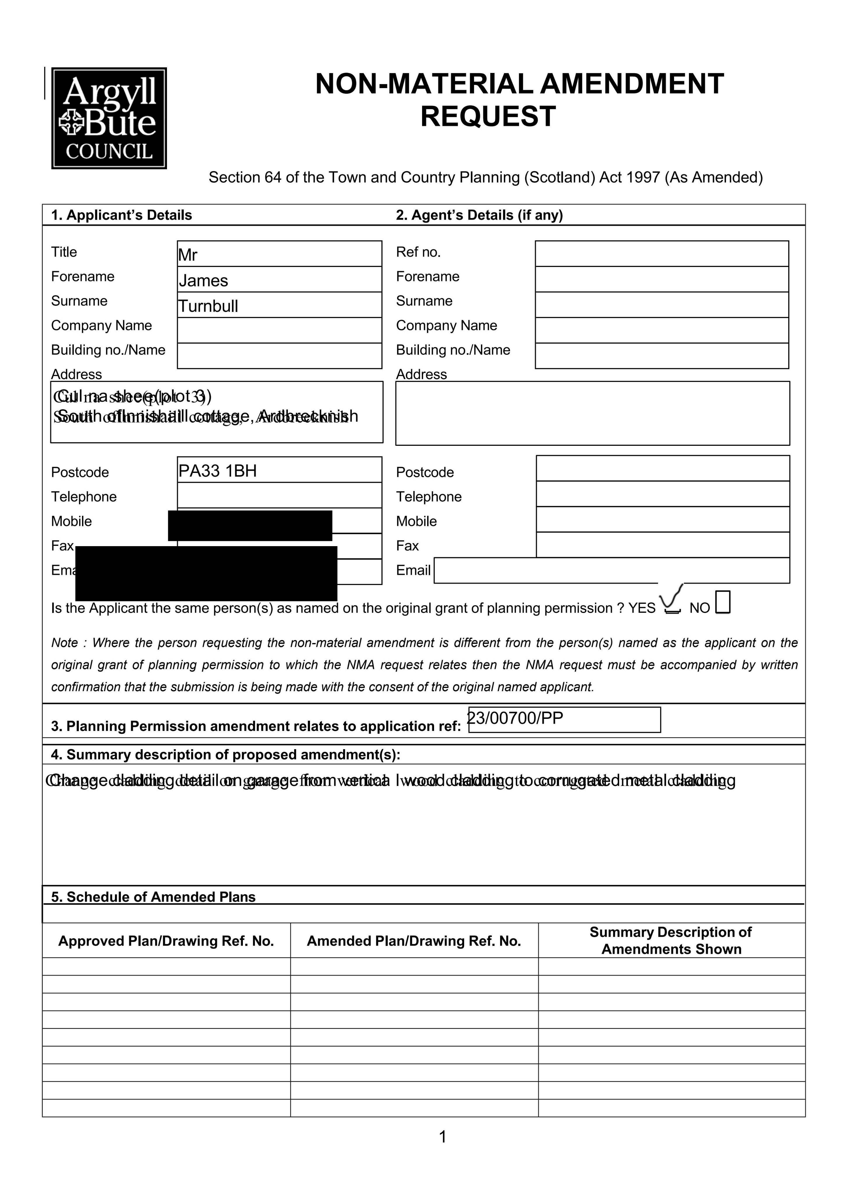 Planning document