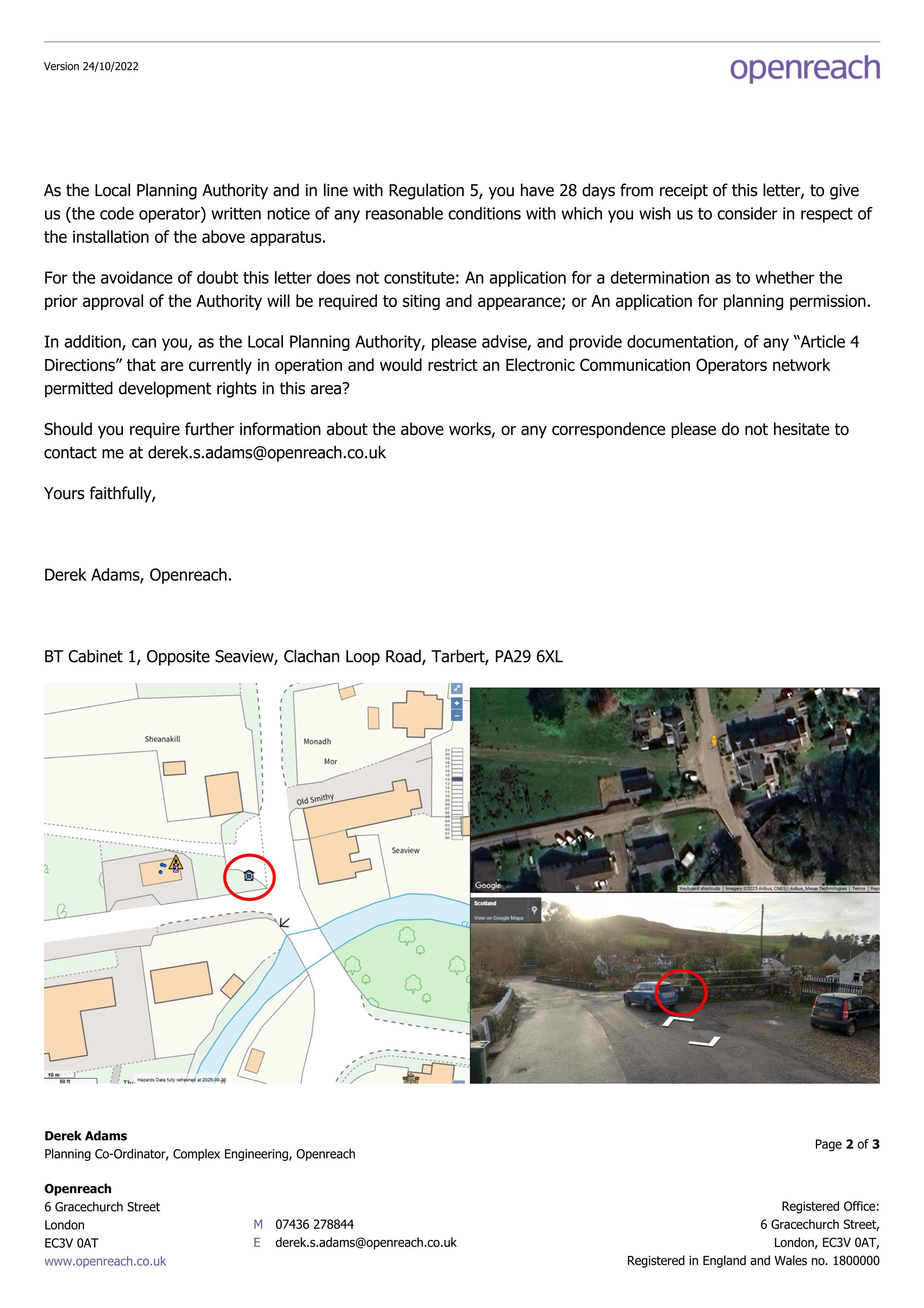 Planning document