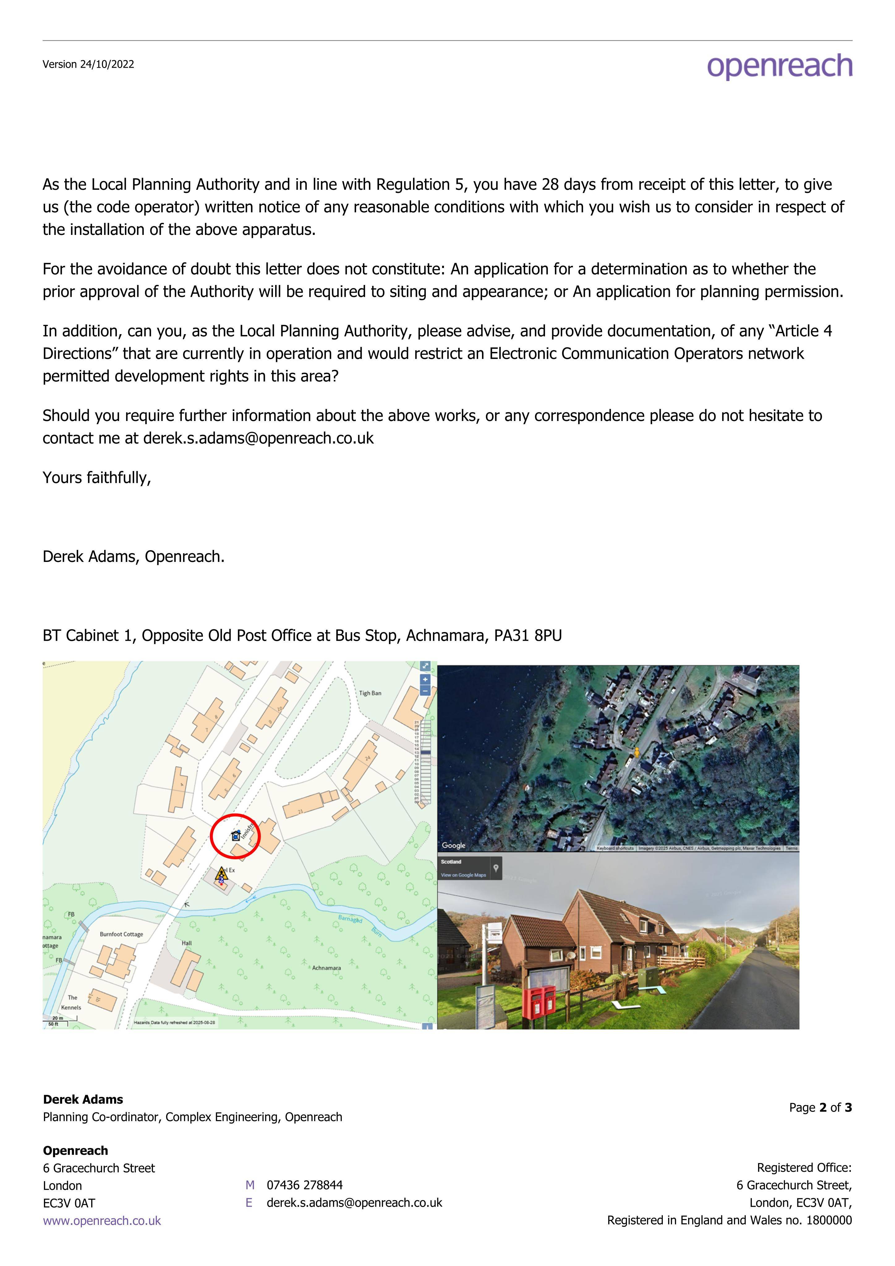 Planning document