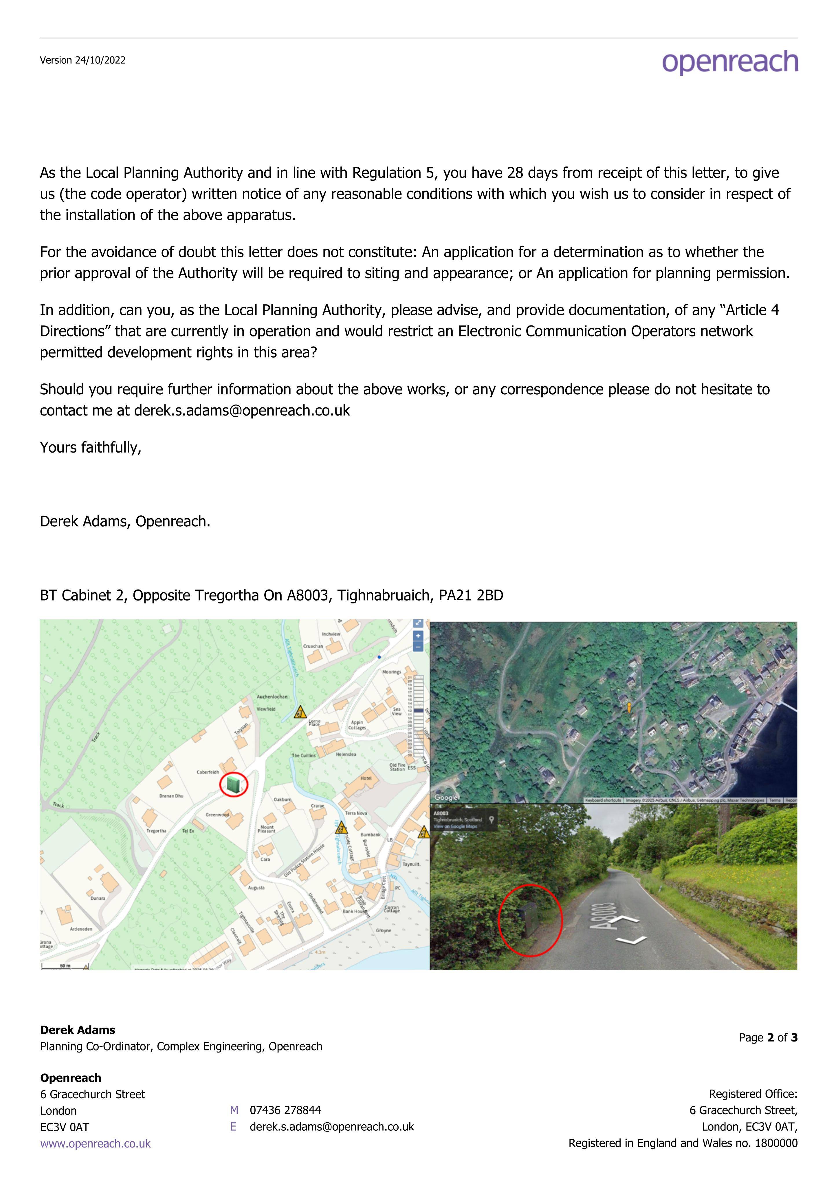 Planning document