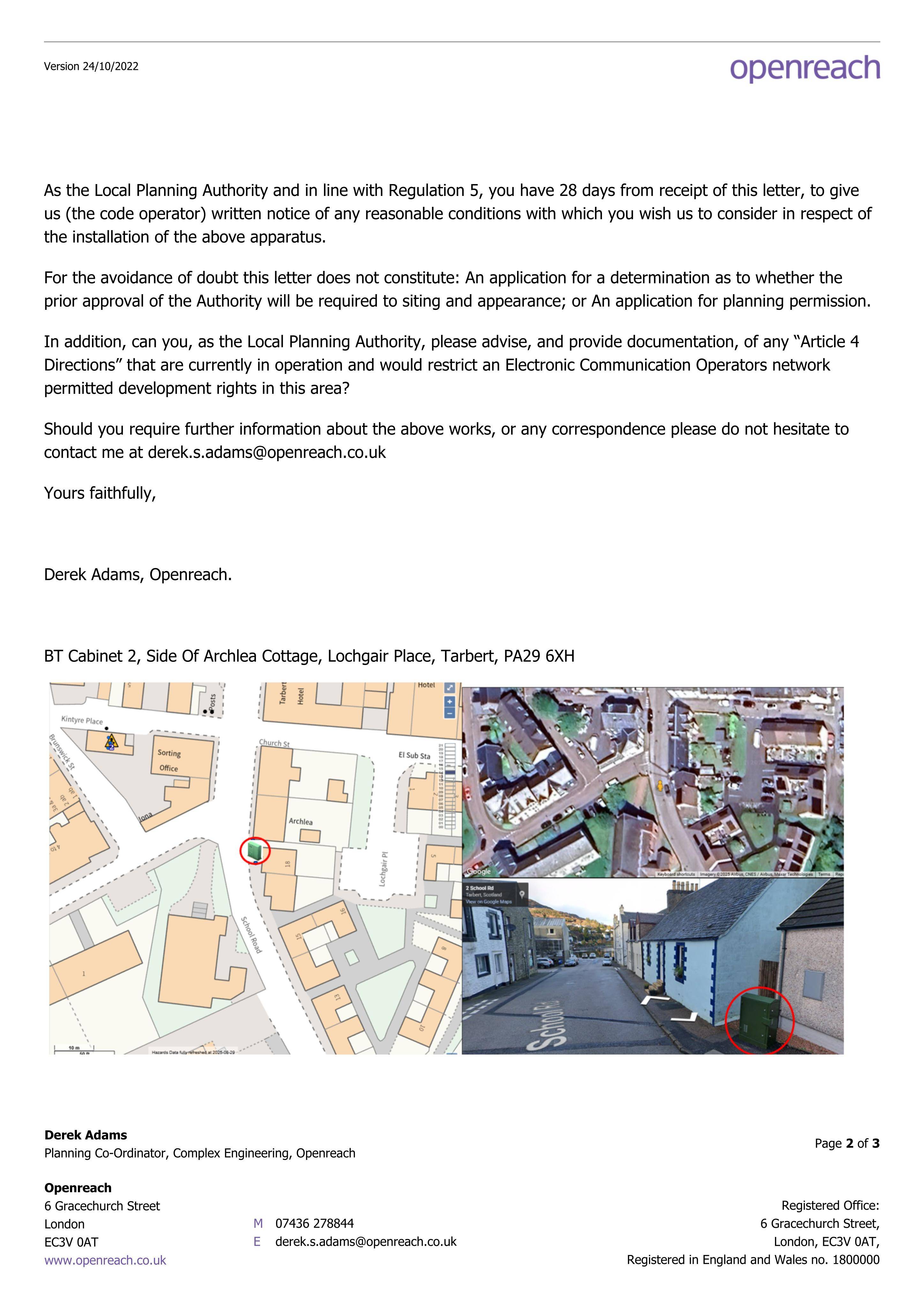 Planning document
