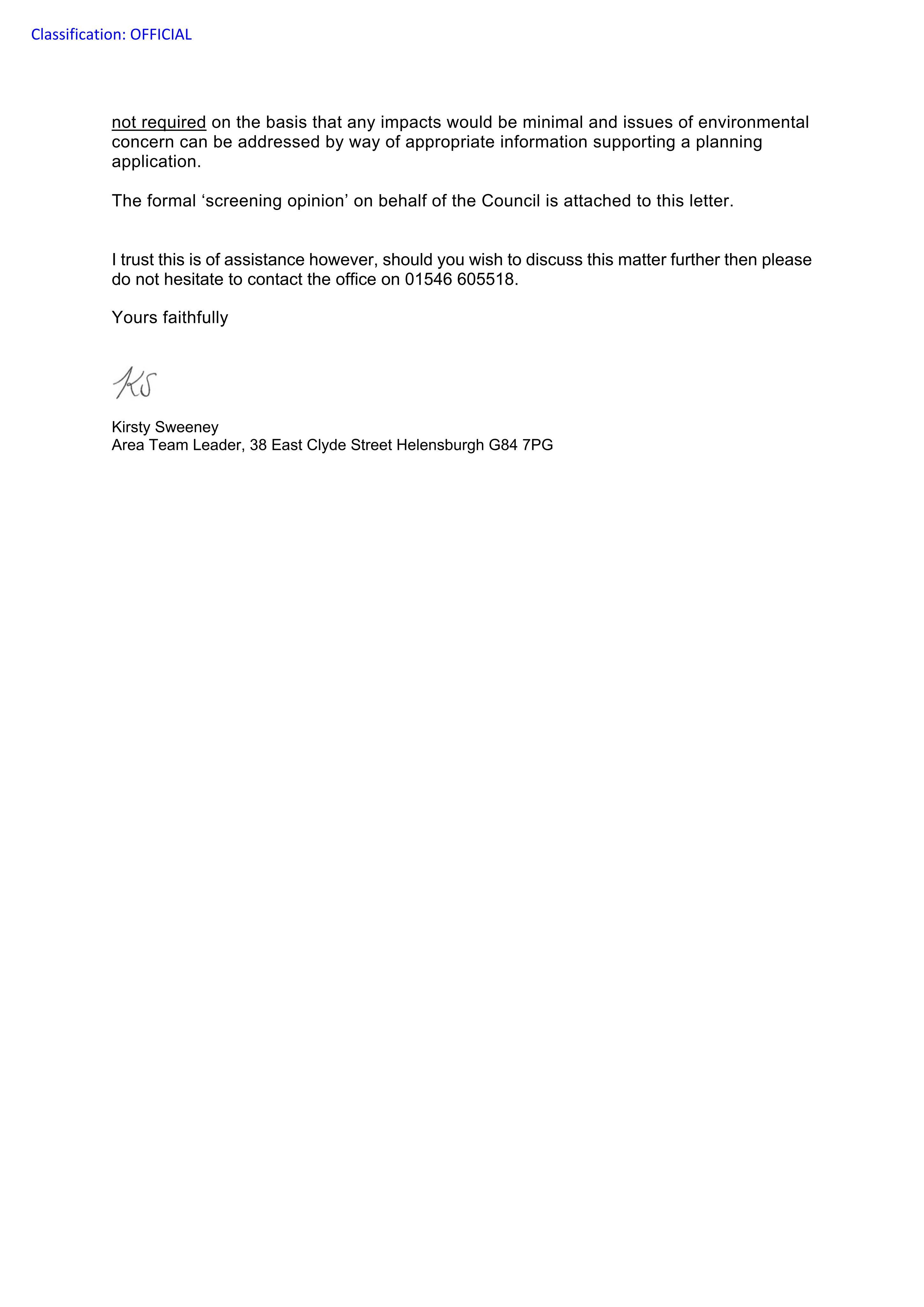 Planning document