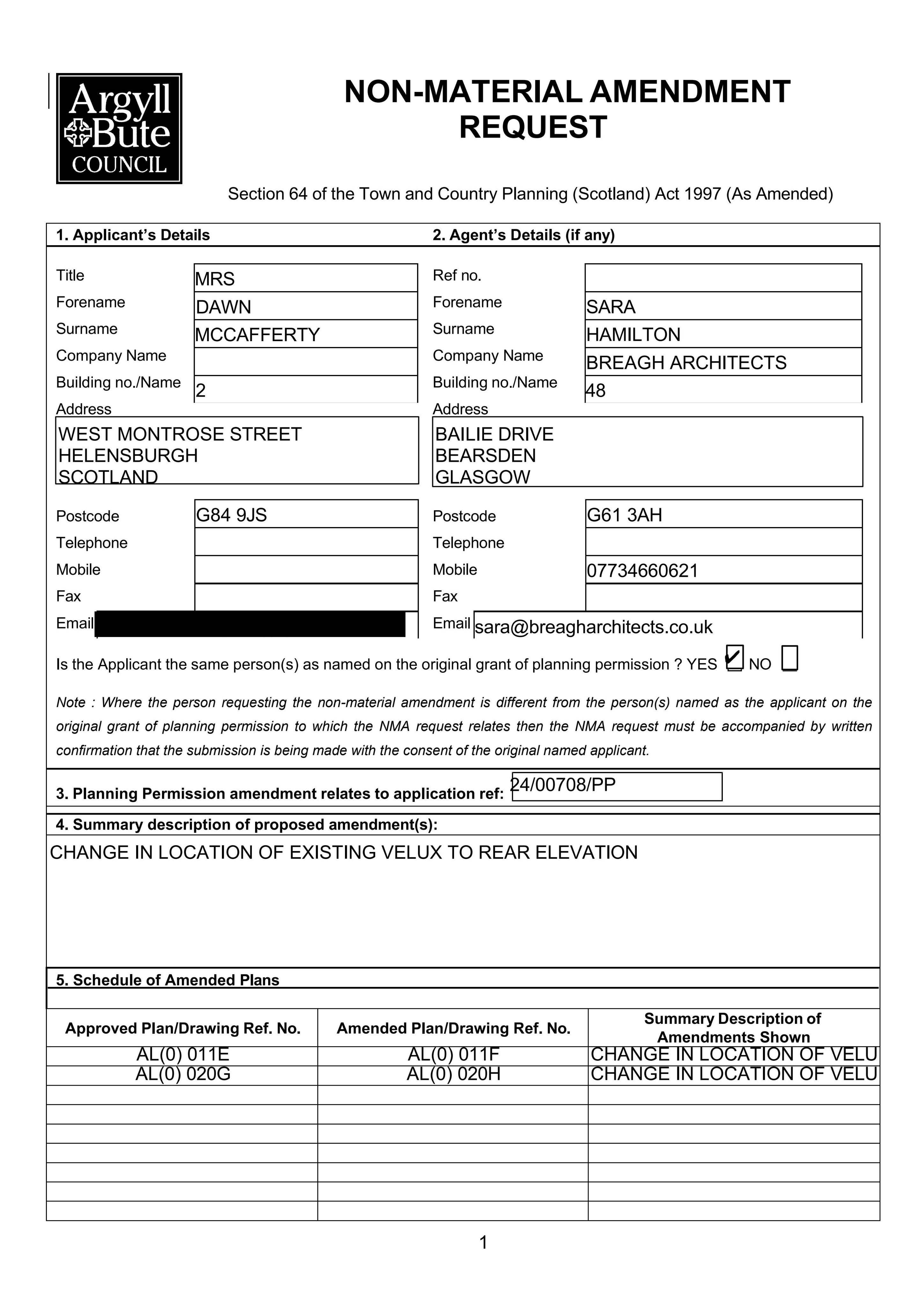 Planning document