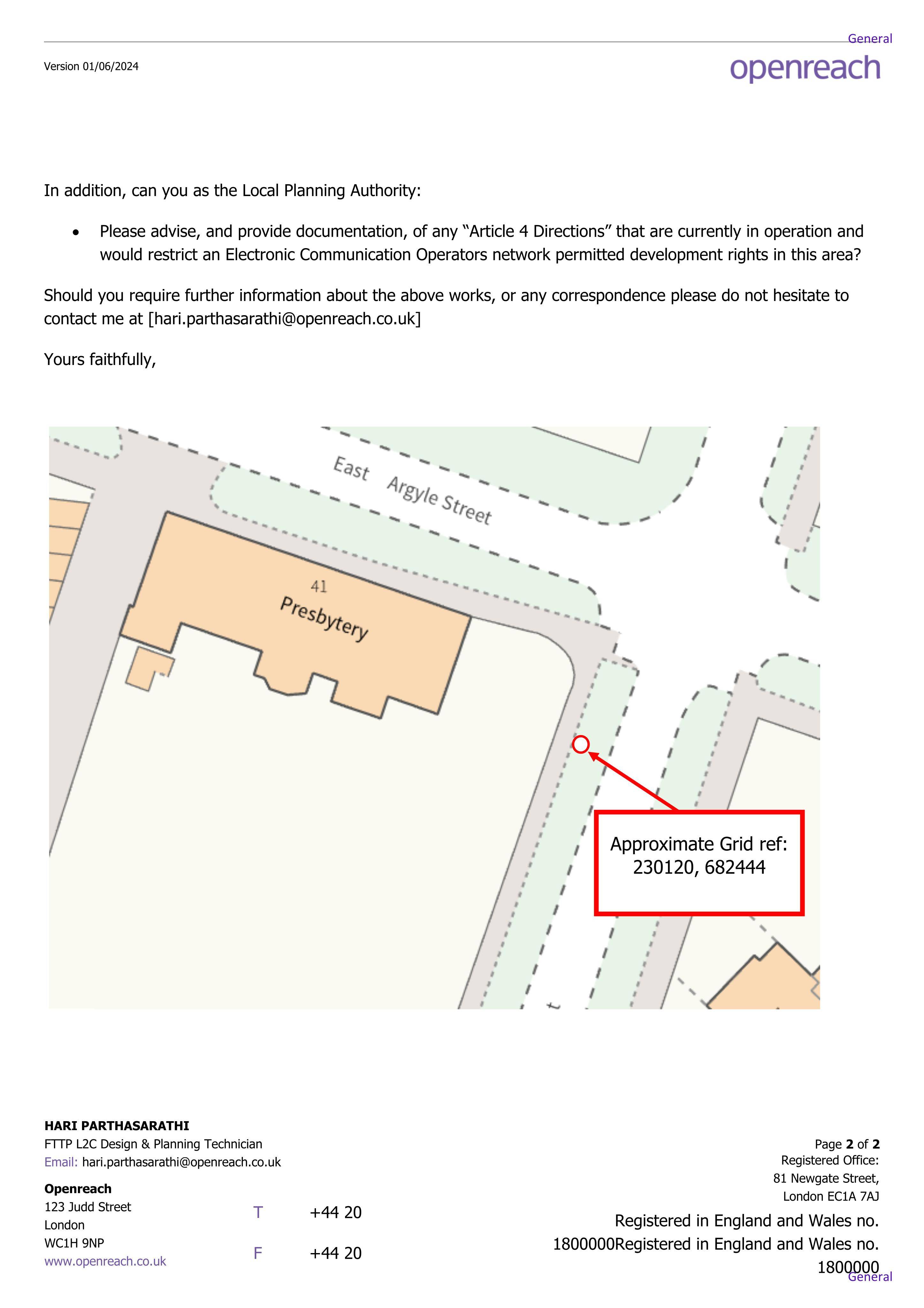 Planning document