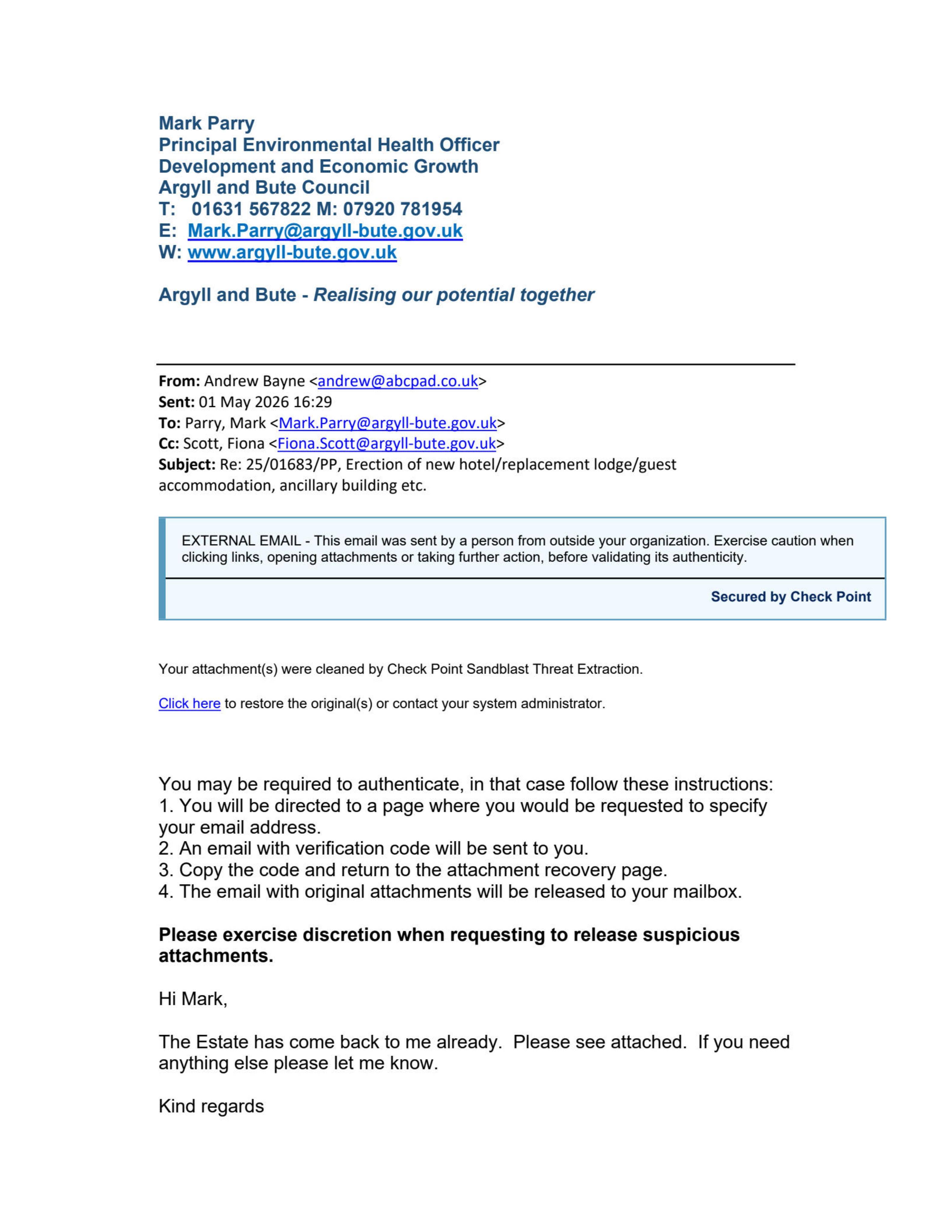 Planning document