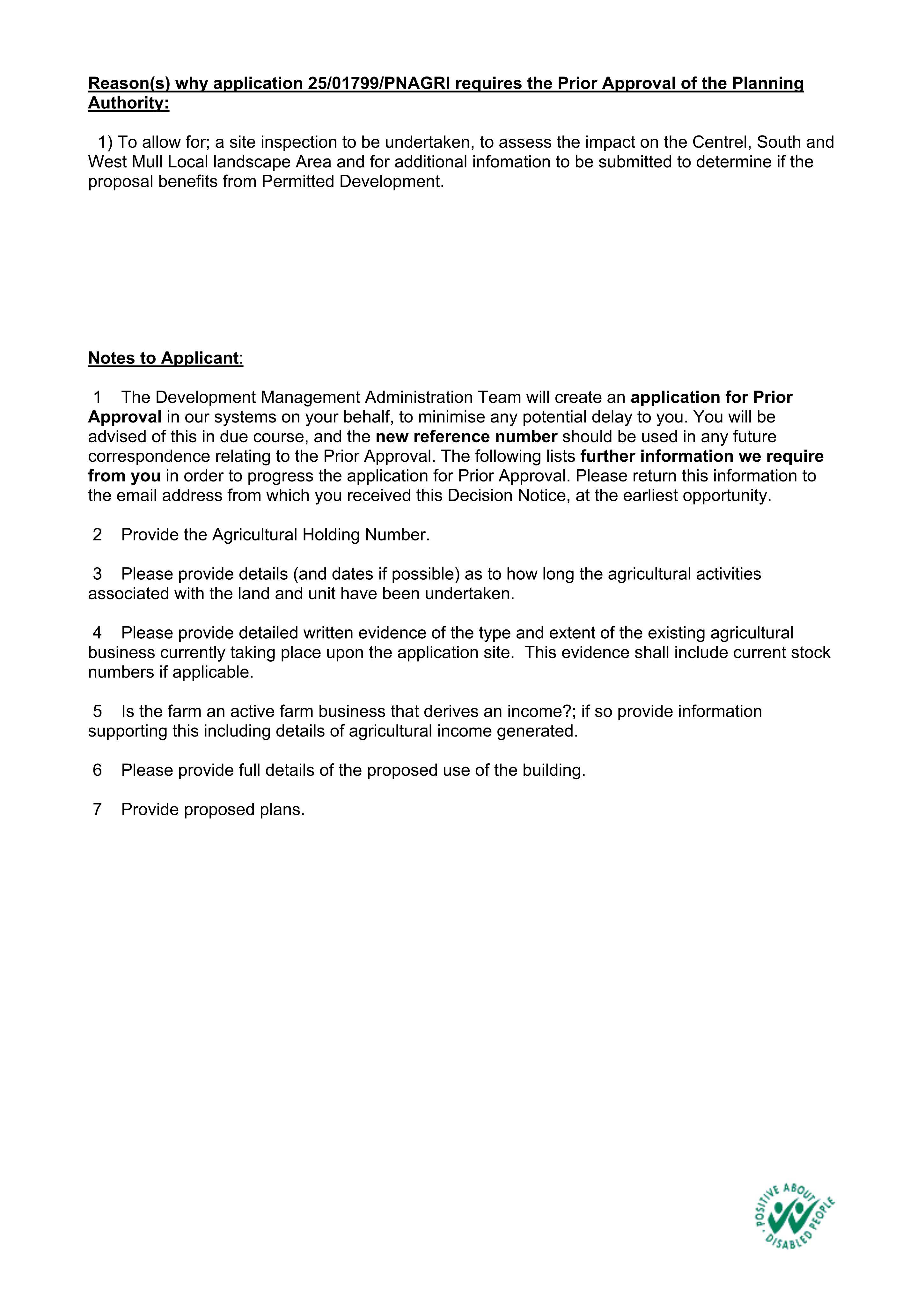 Planning document