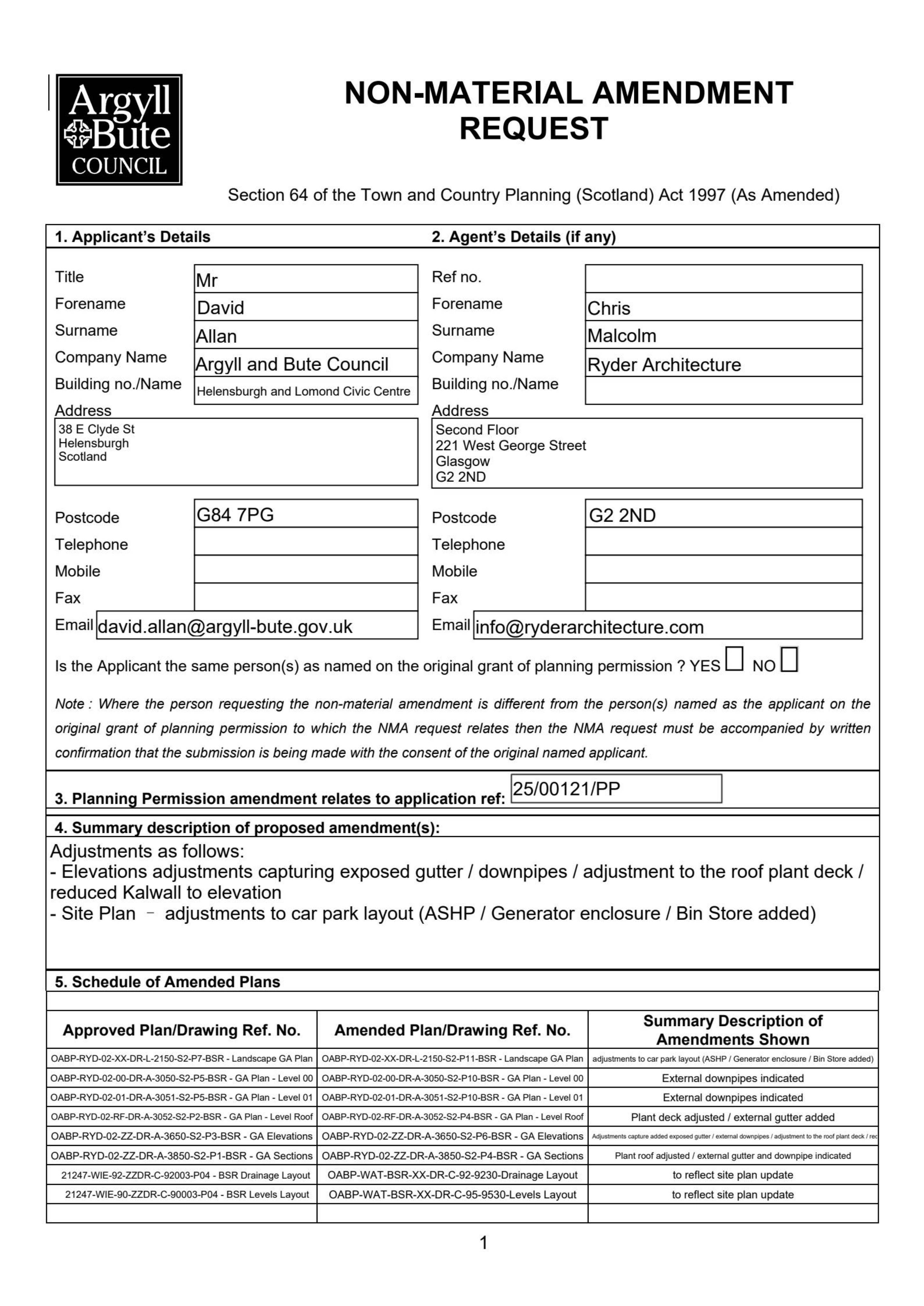 Planning document