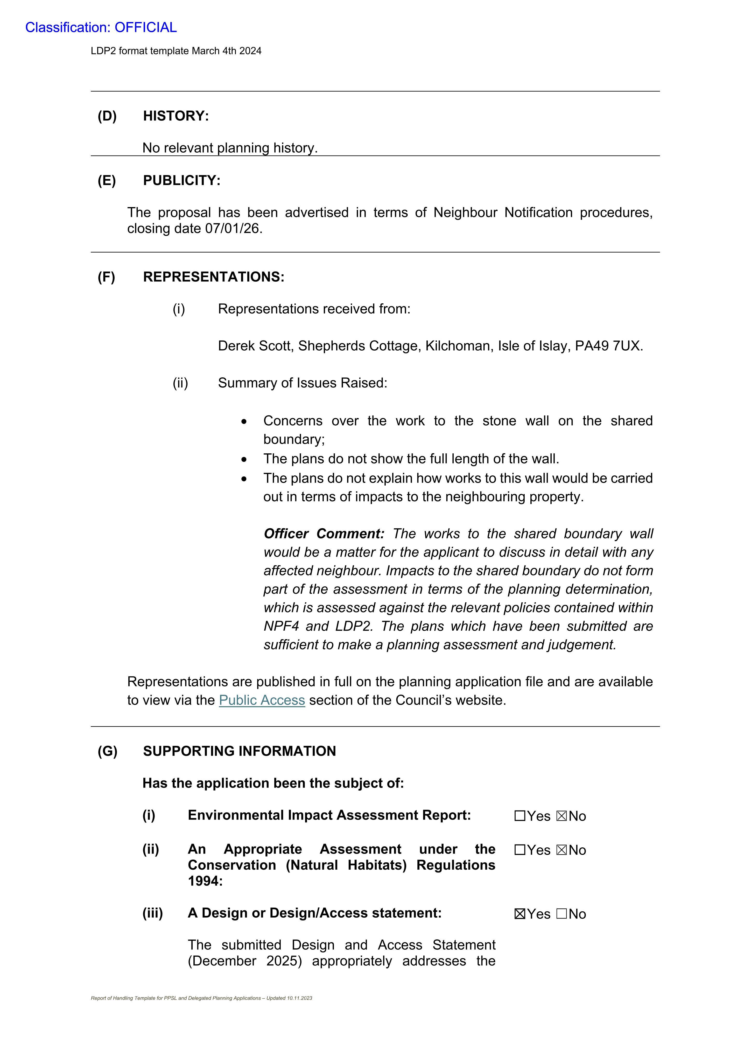 Planning document