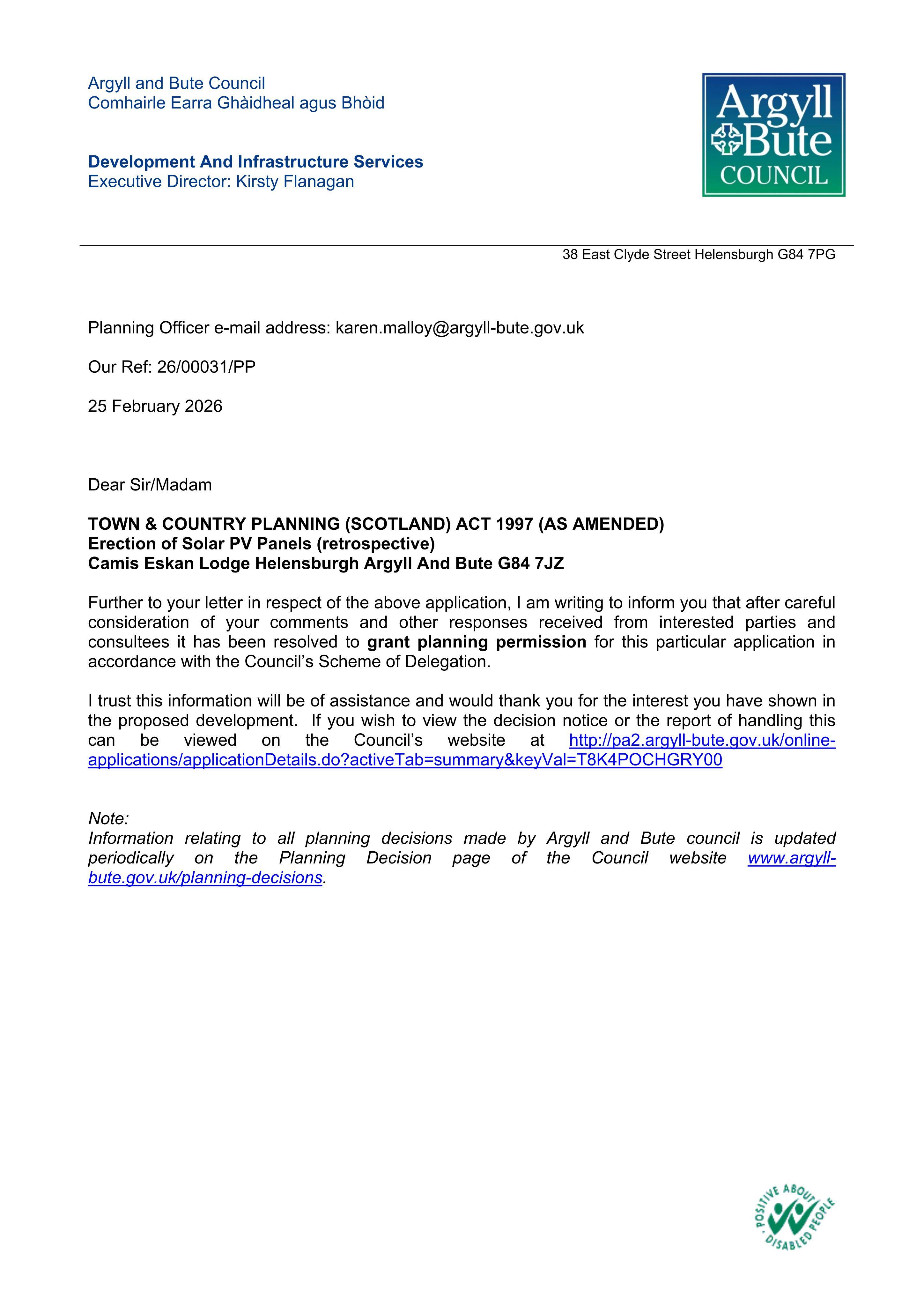 Planning document