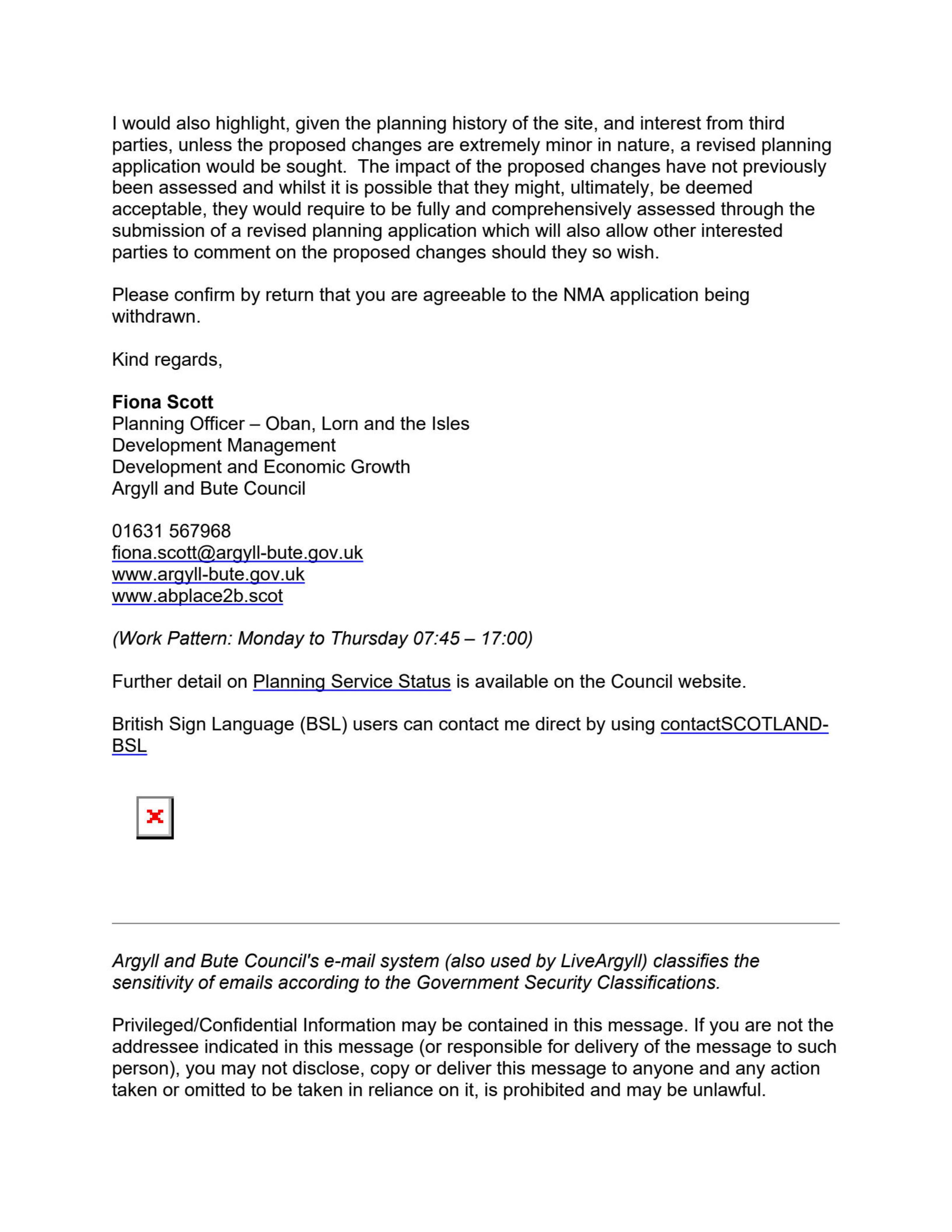 Planning document