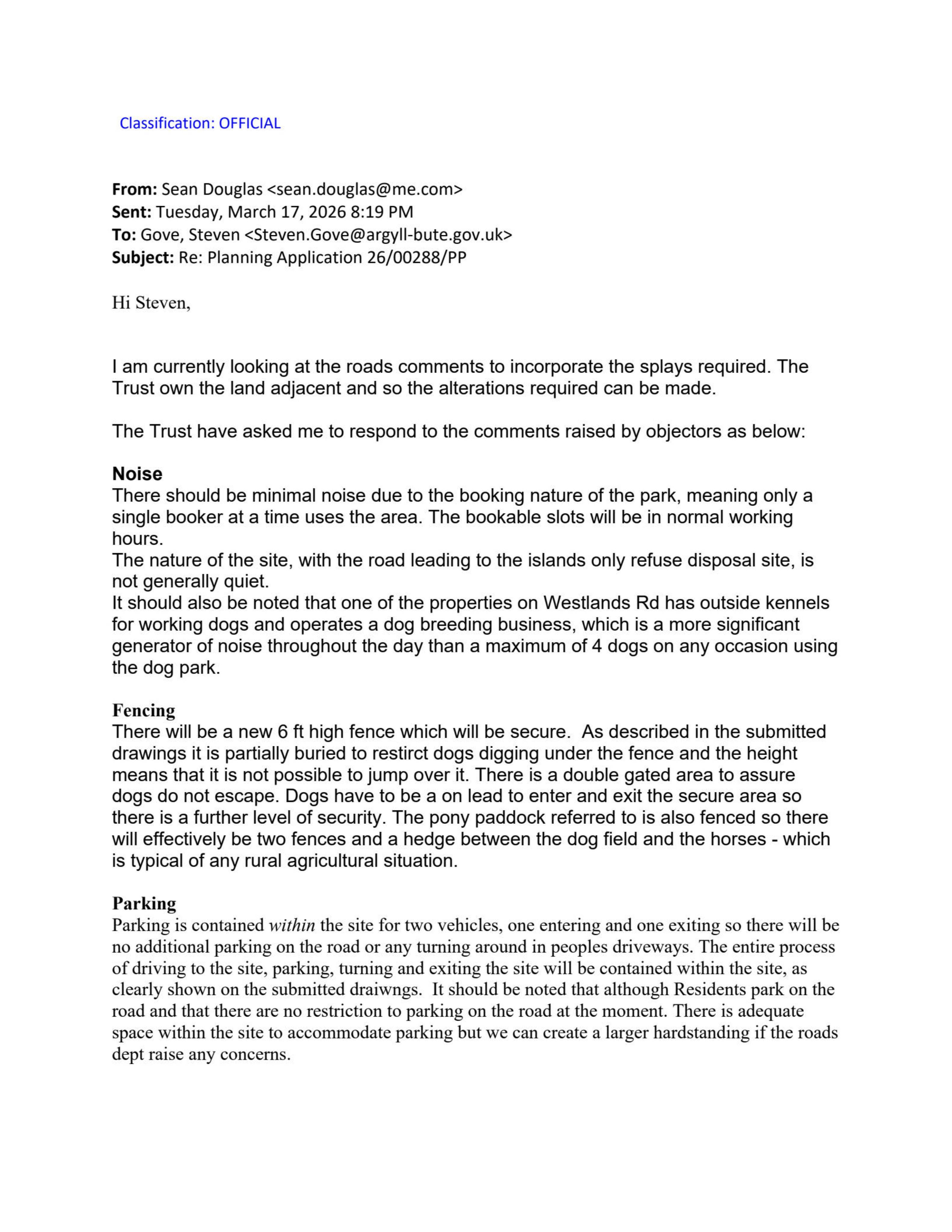 Planning document