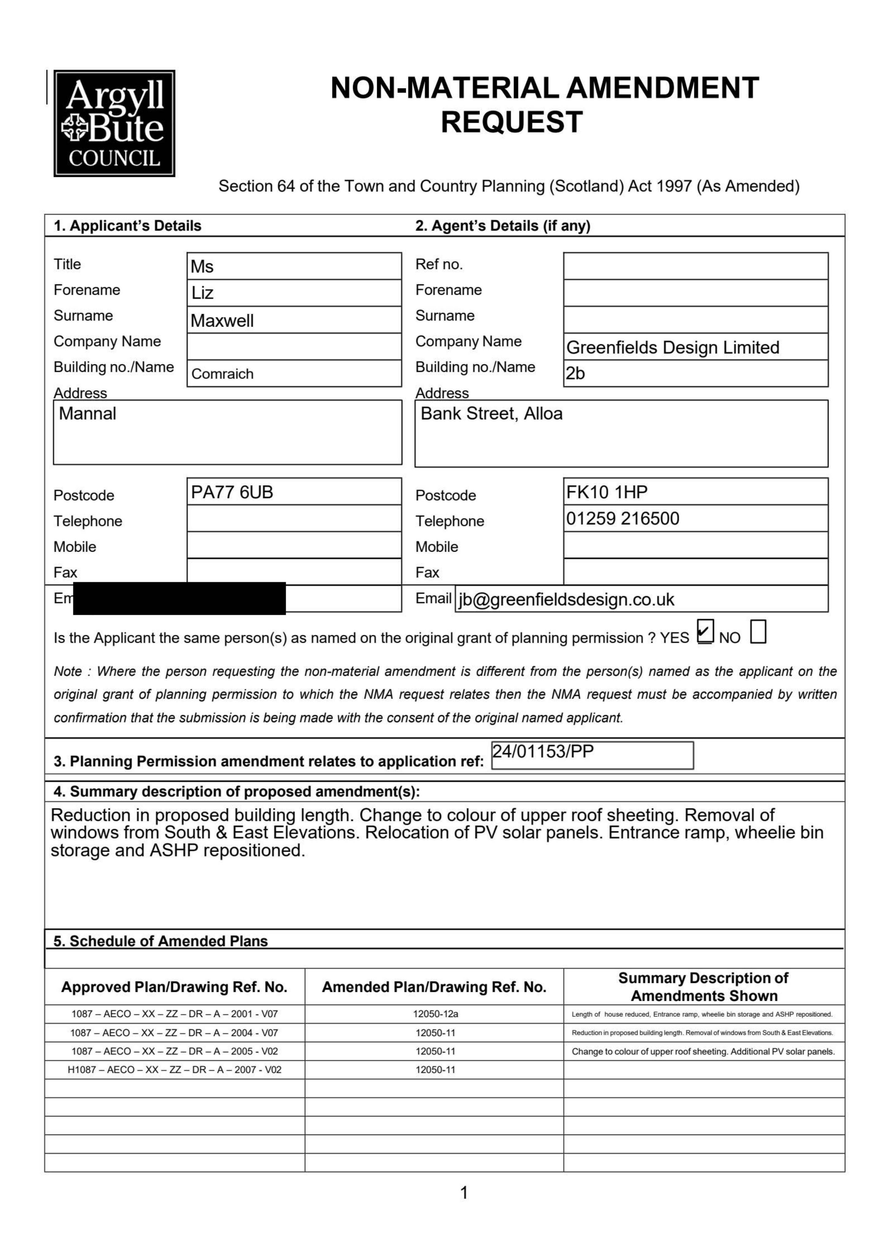 Planning document