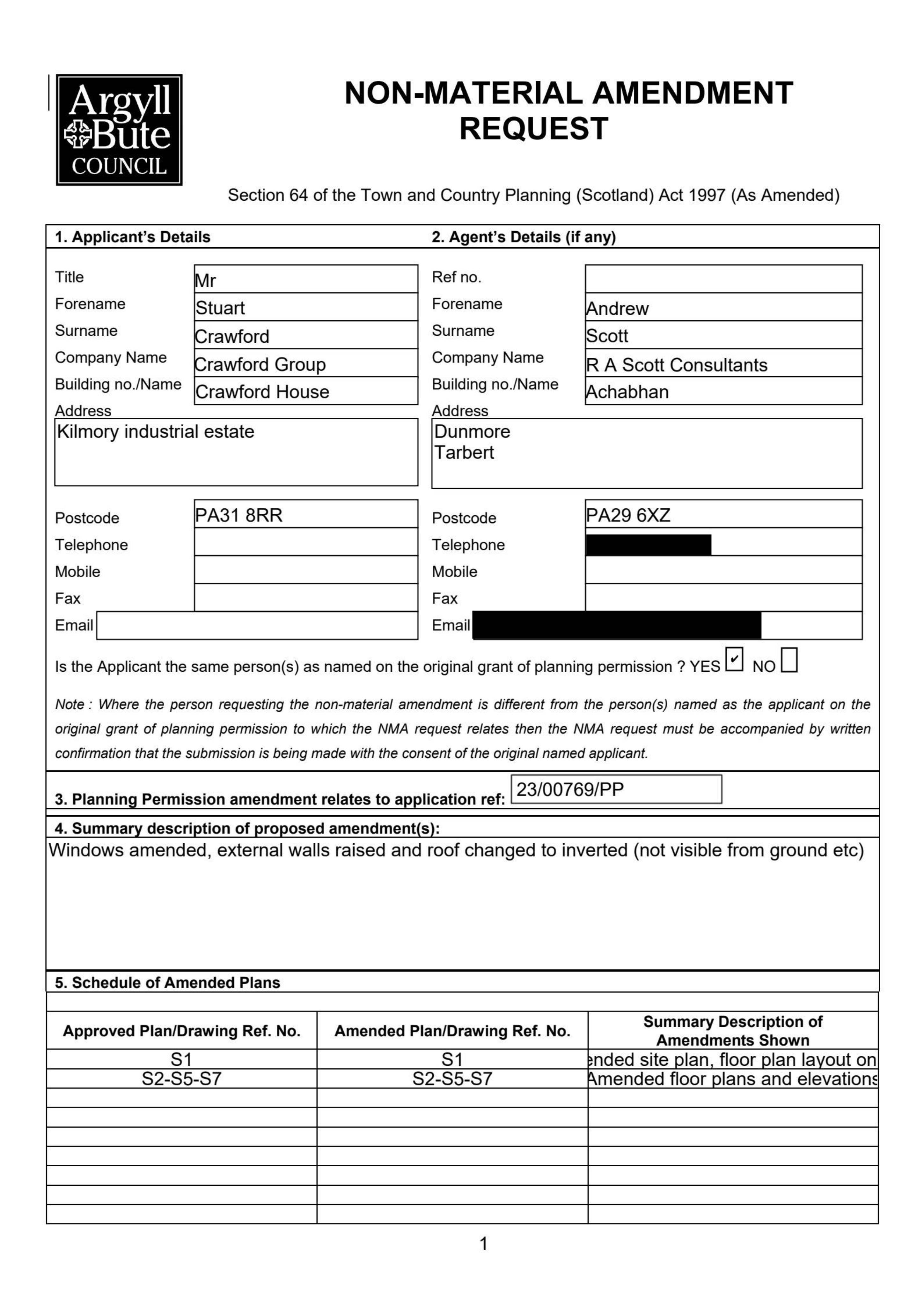 Planning document