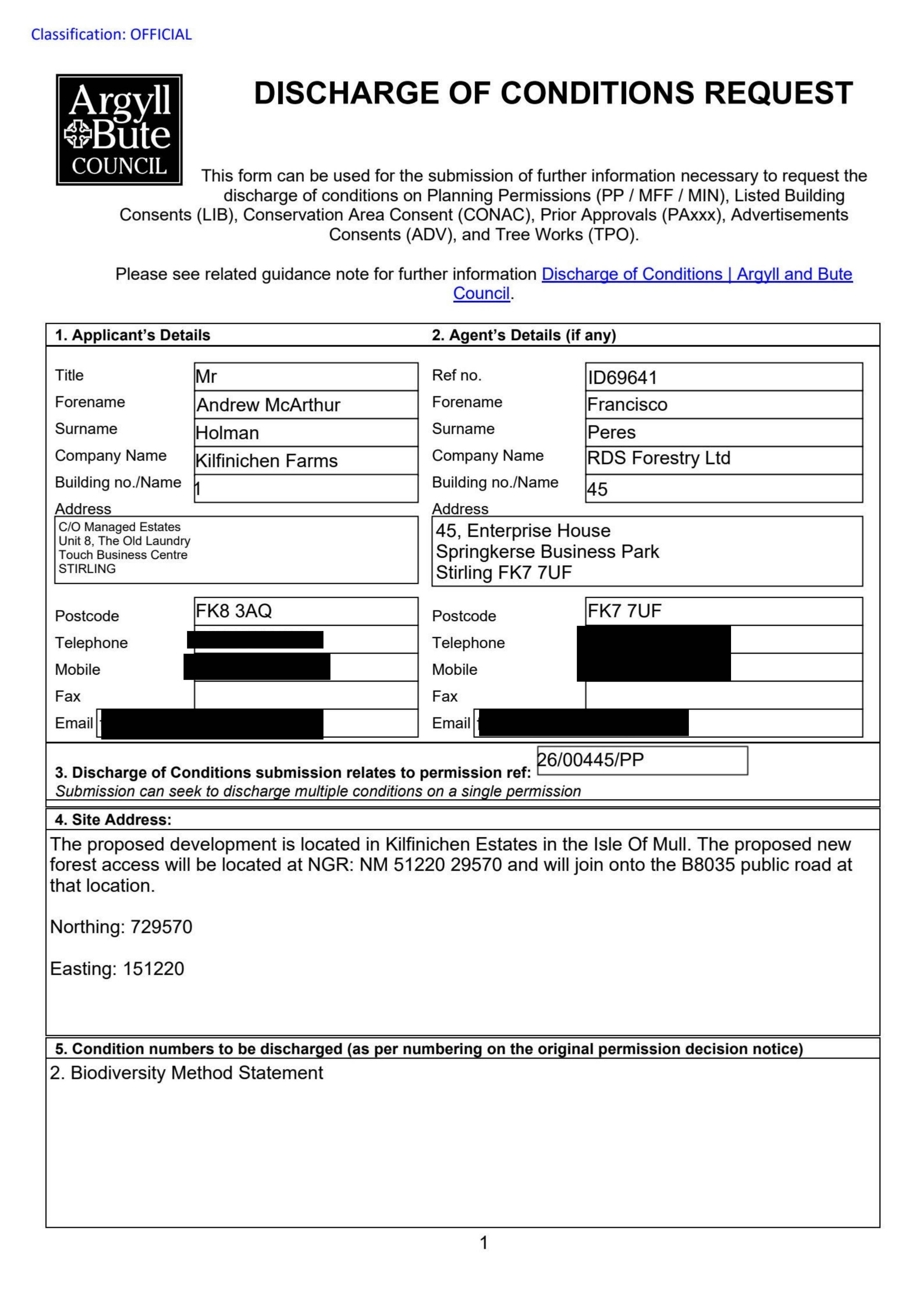 Planning document