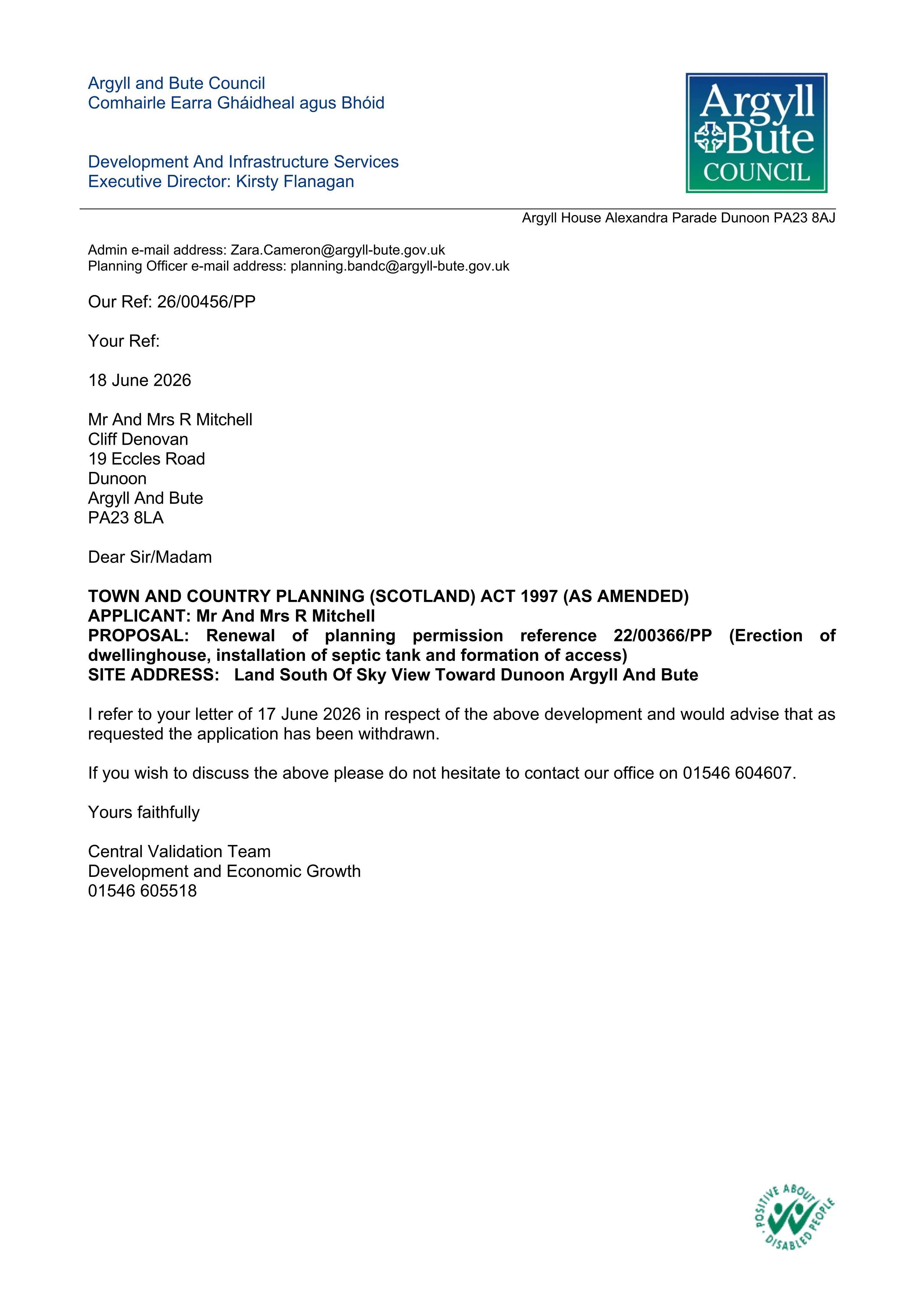 Planning document