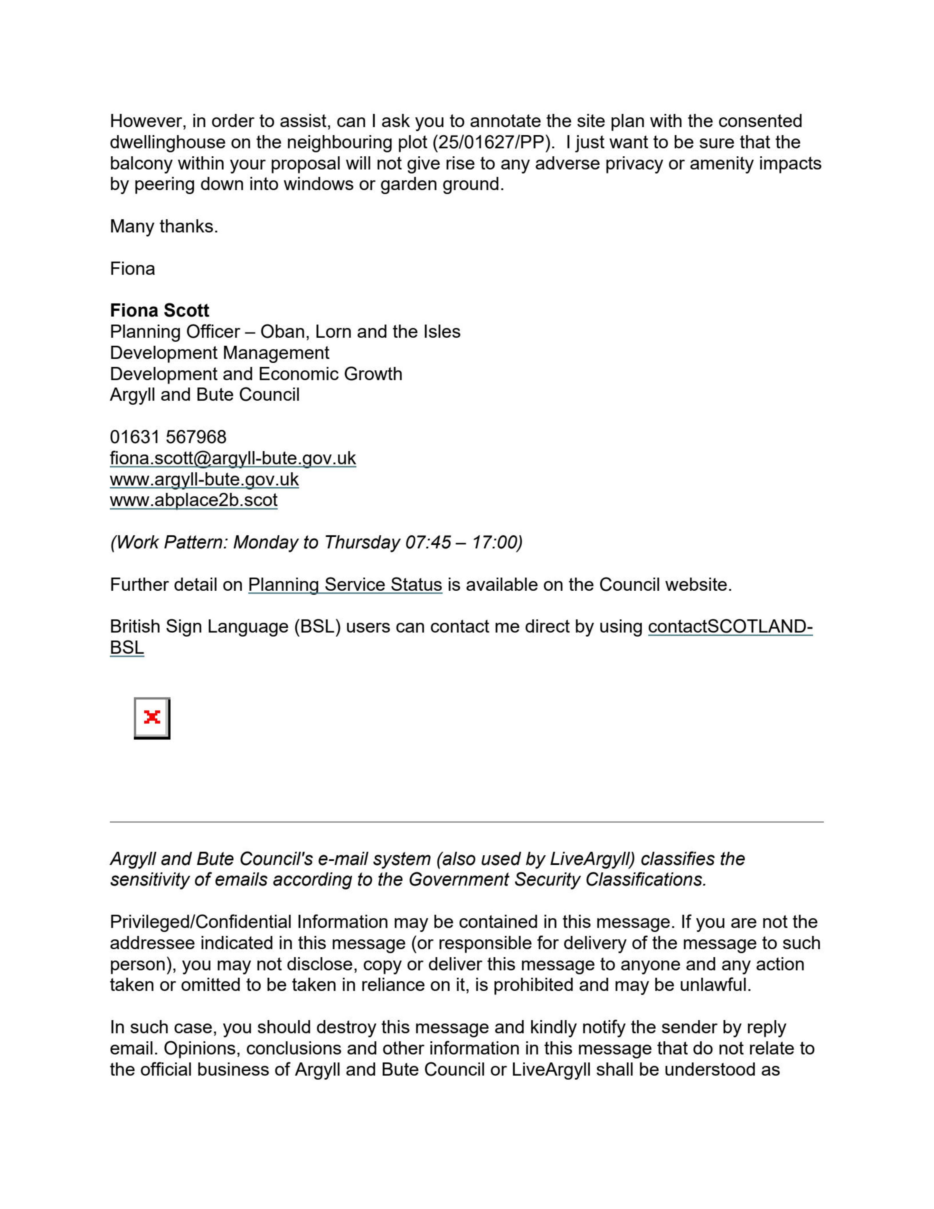 Planning document