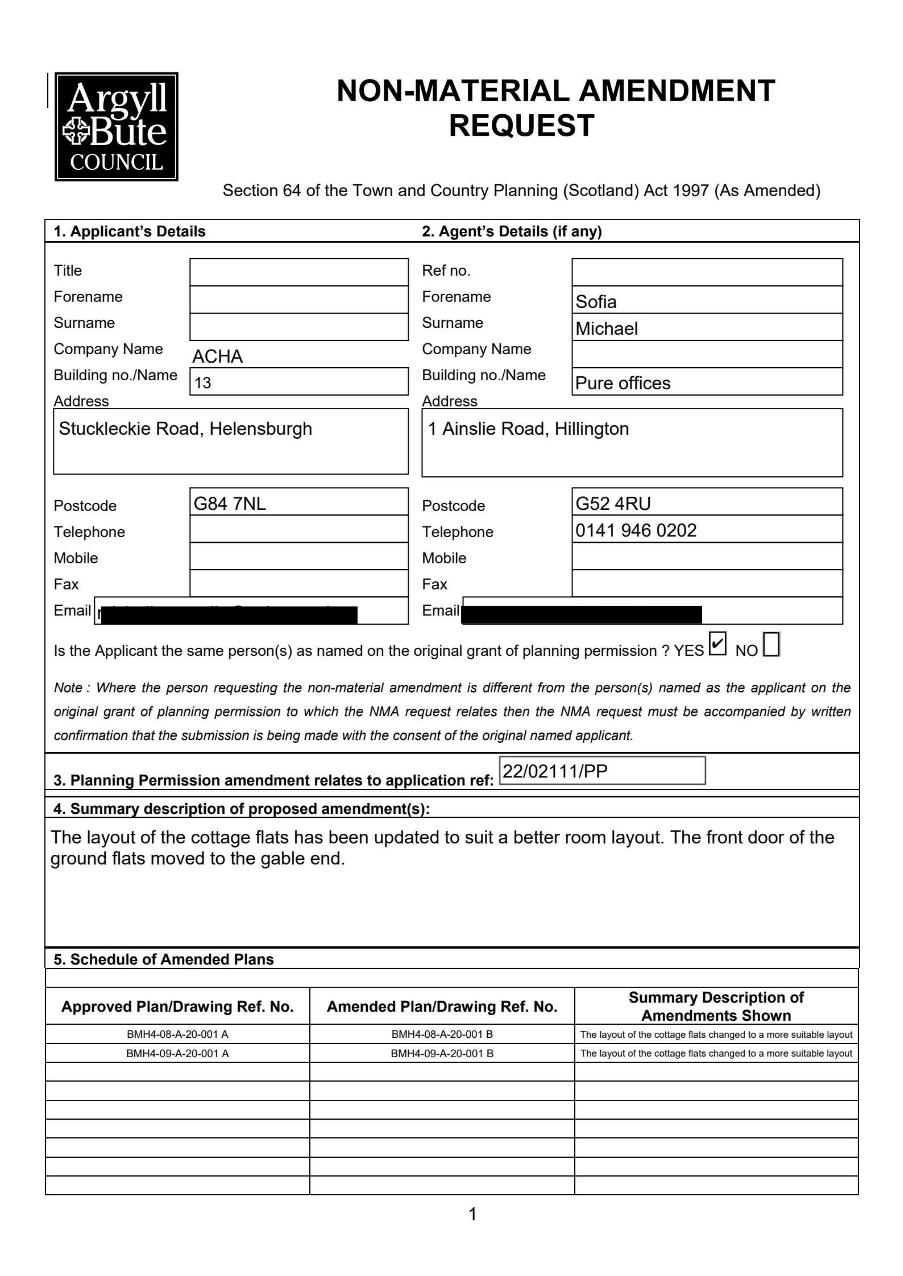 Planning document