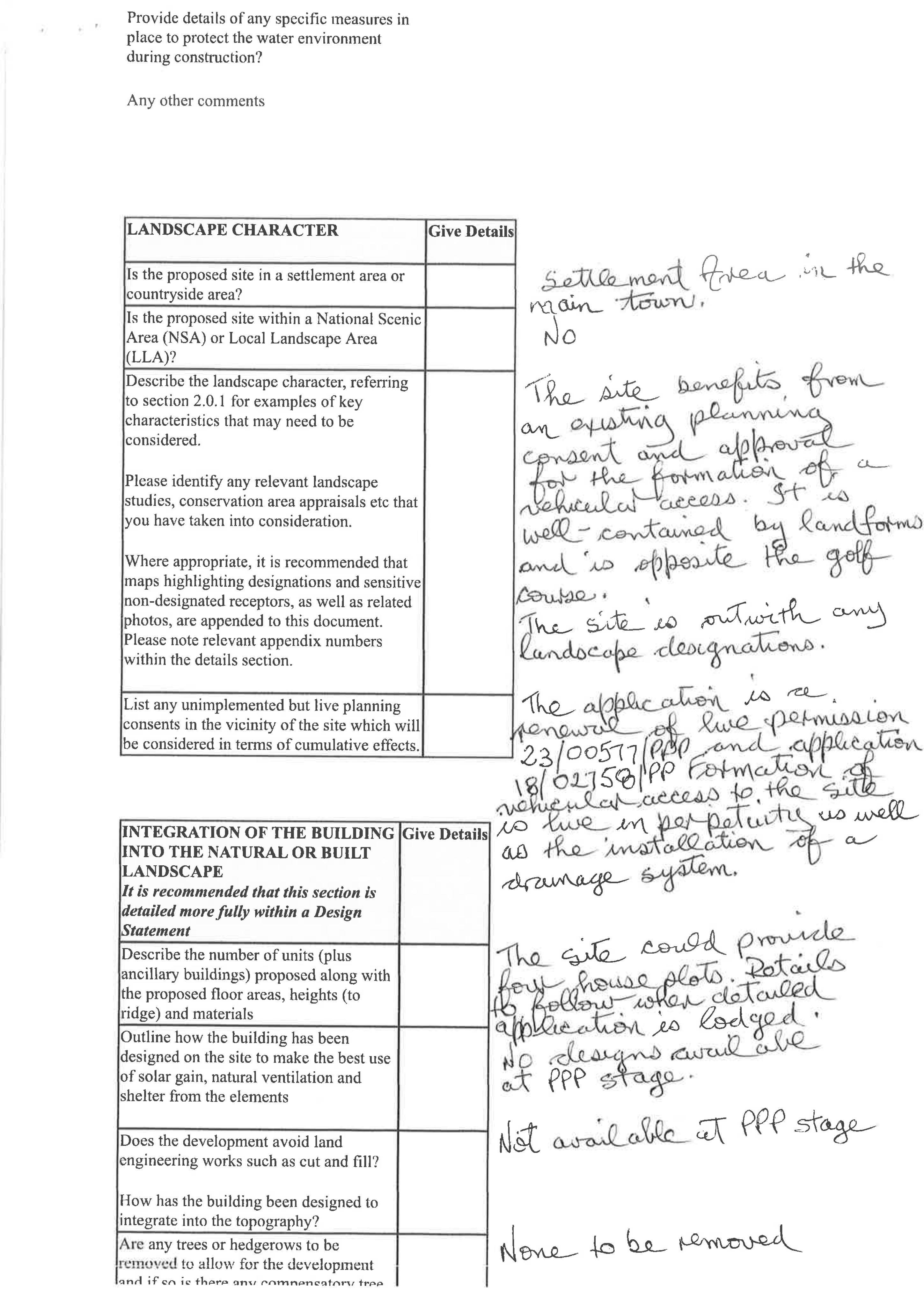 Planning document