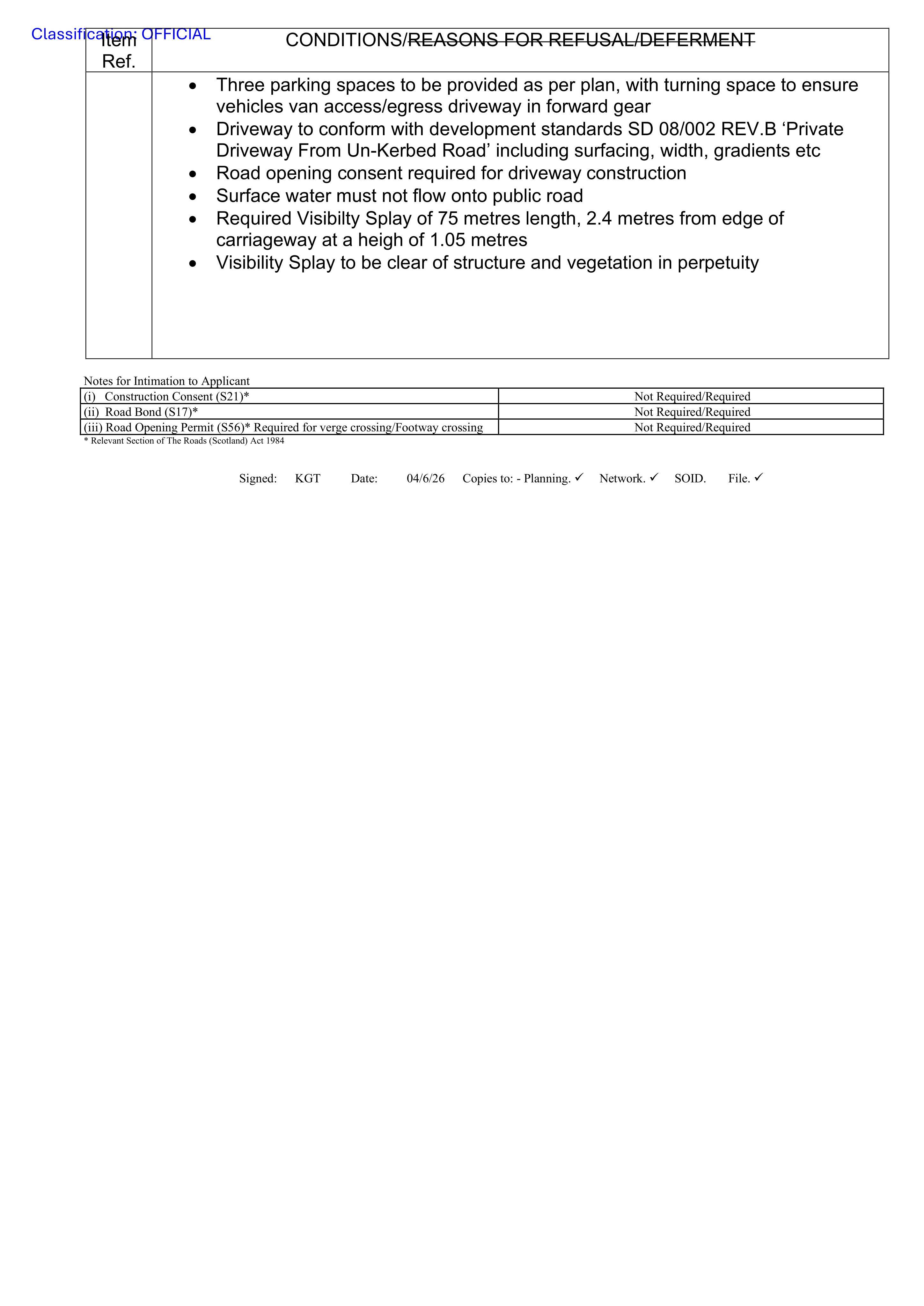 Planning document
