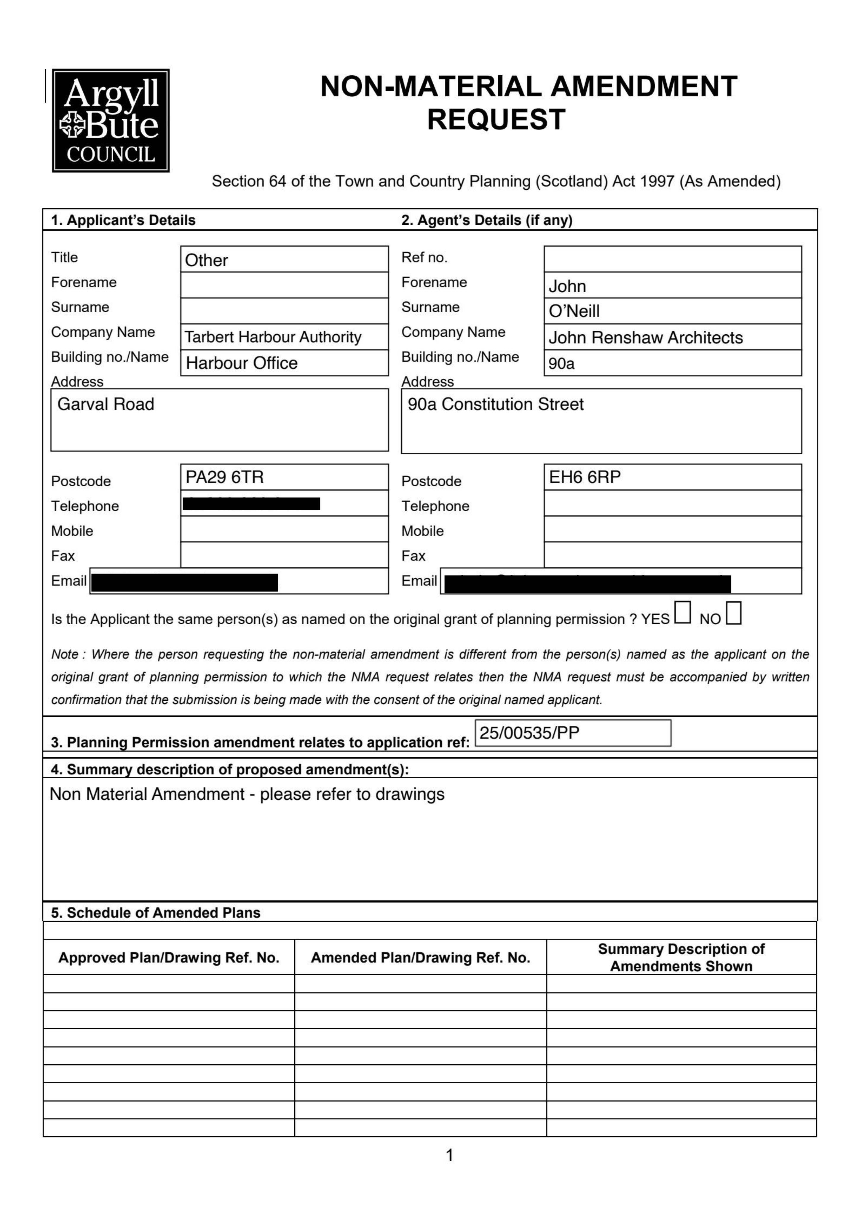 Planning document