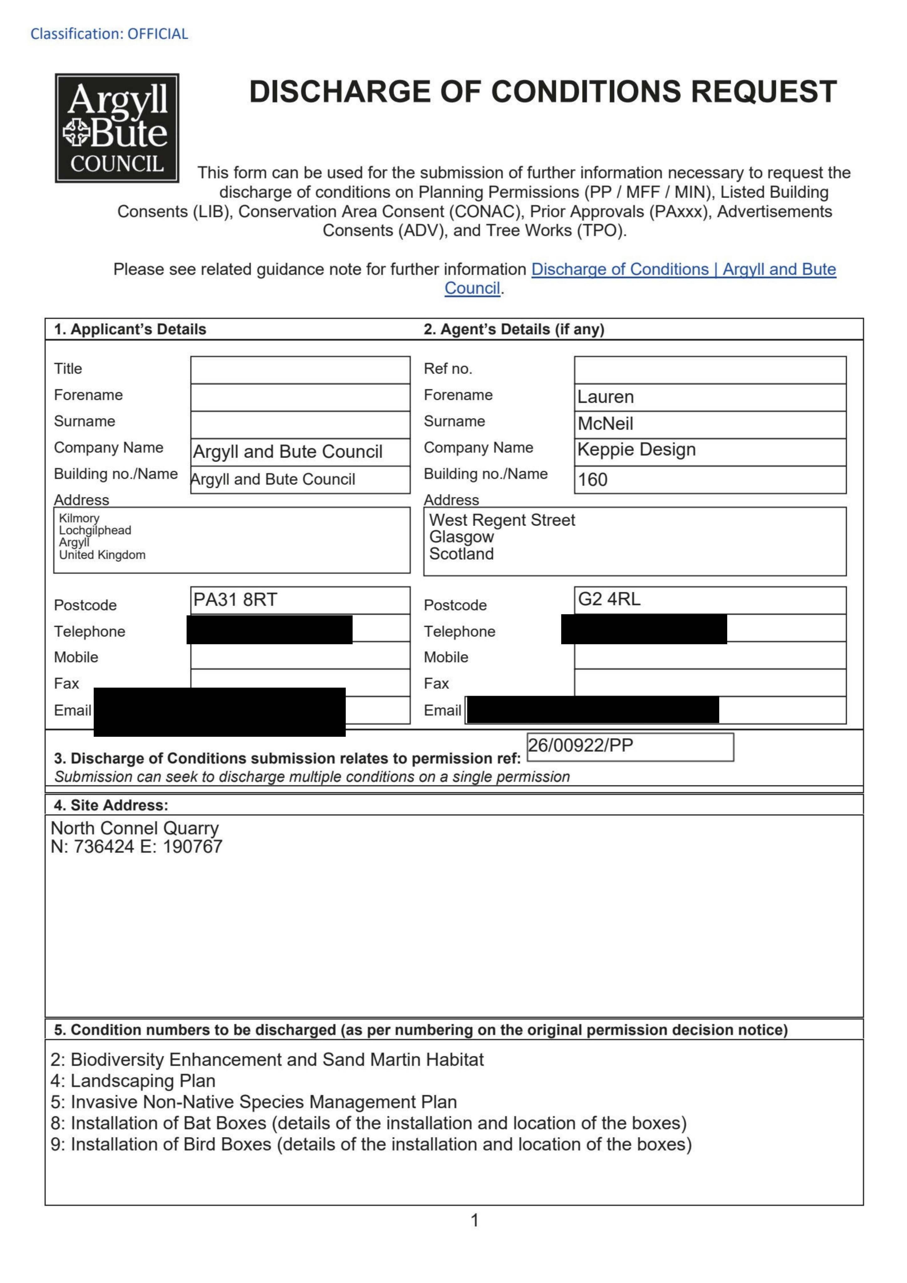 Planning document