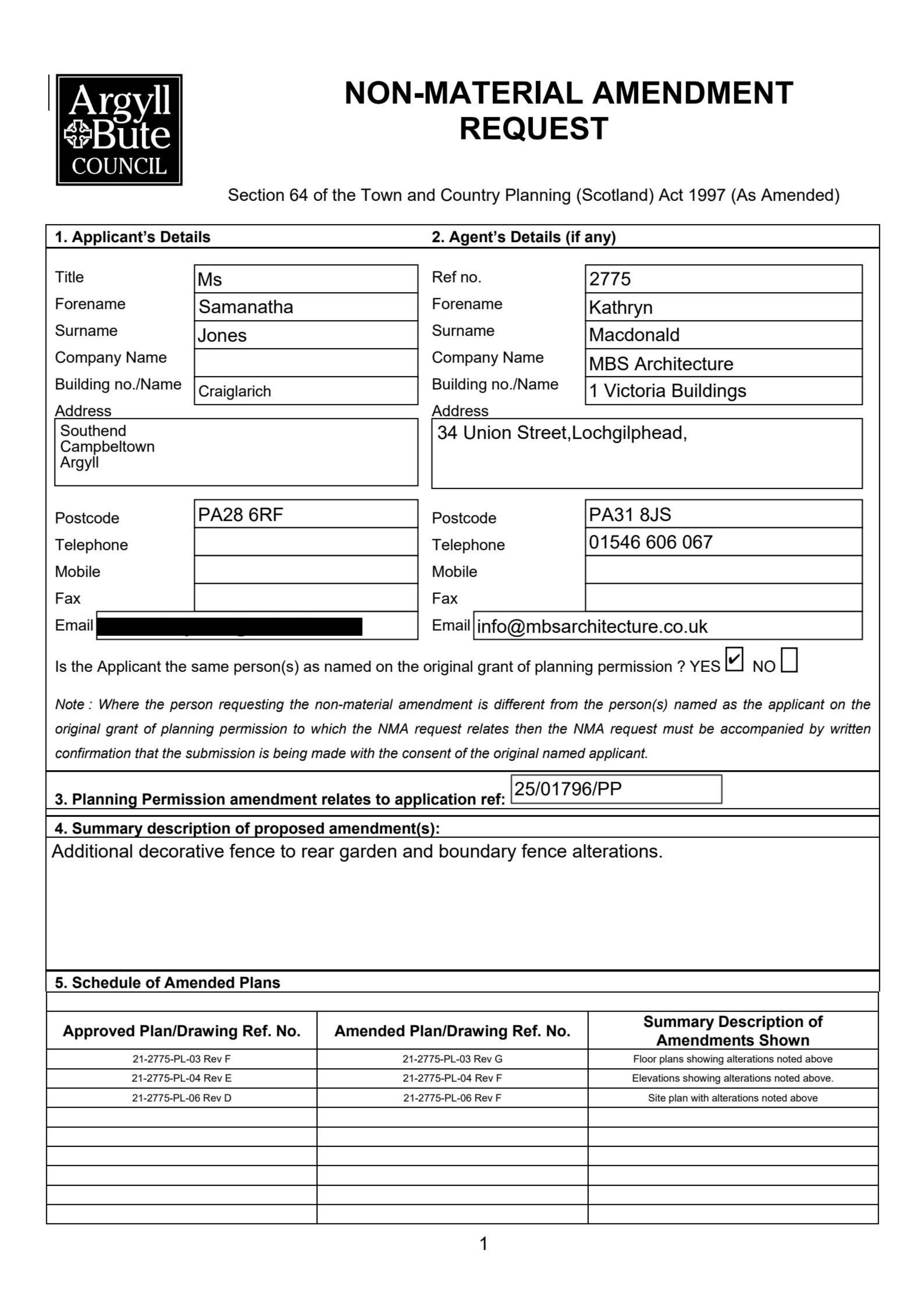 Planning document