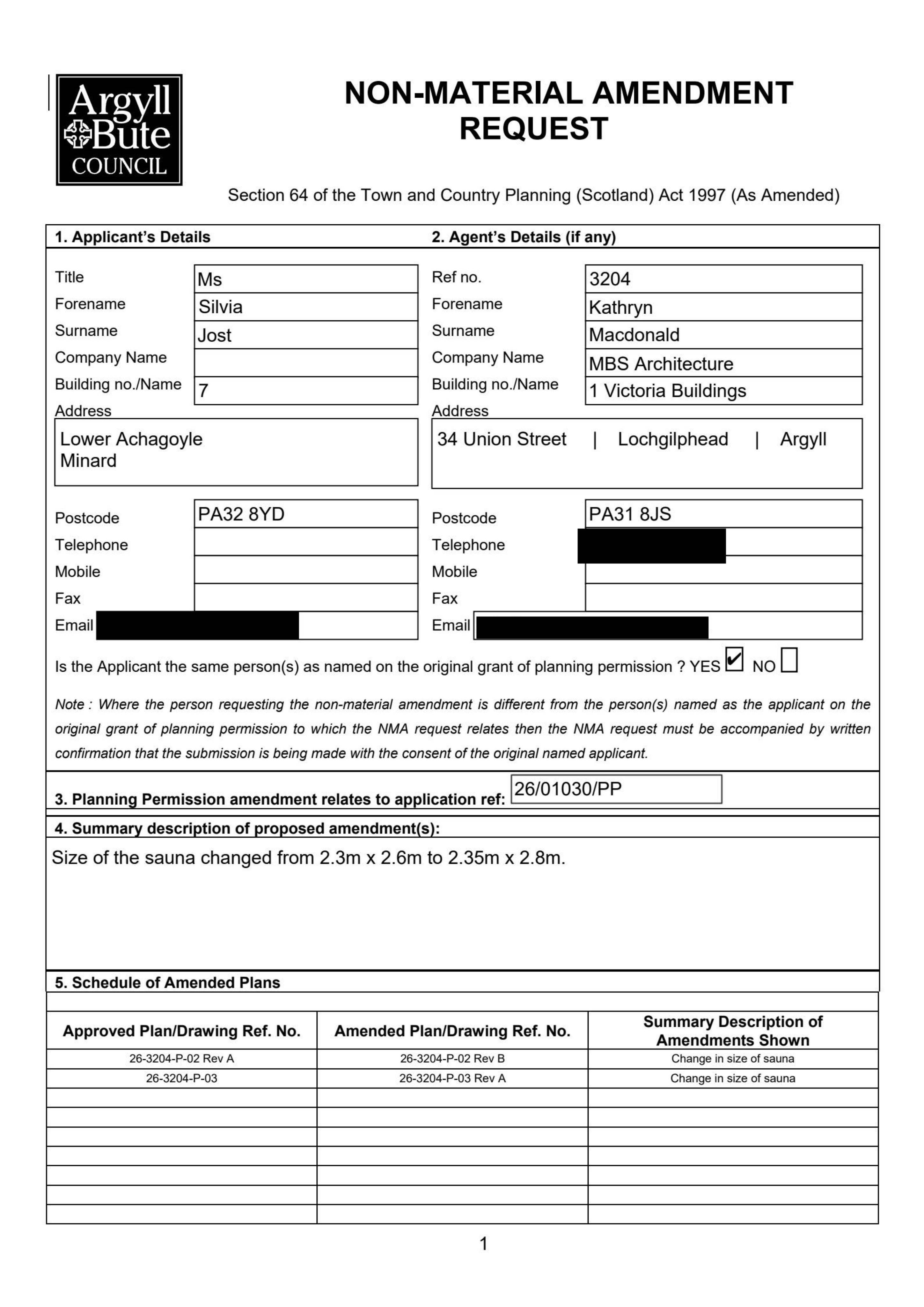 Planning document